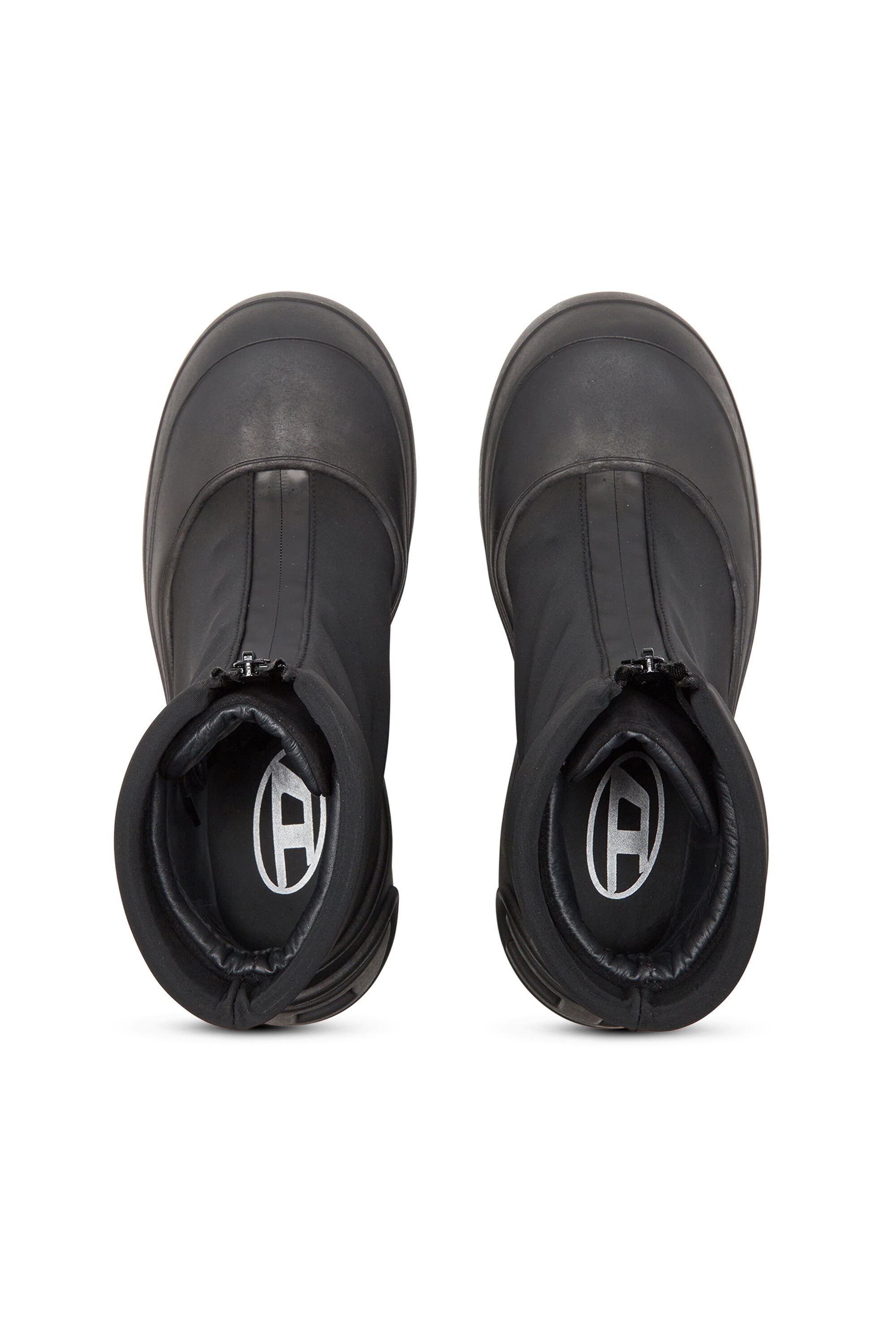 Diesel - D-DONALD CH, D-Donald-Stivaletto con bordi in gomma Uomo in Nero - 4
