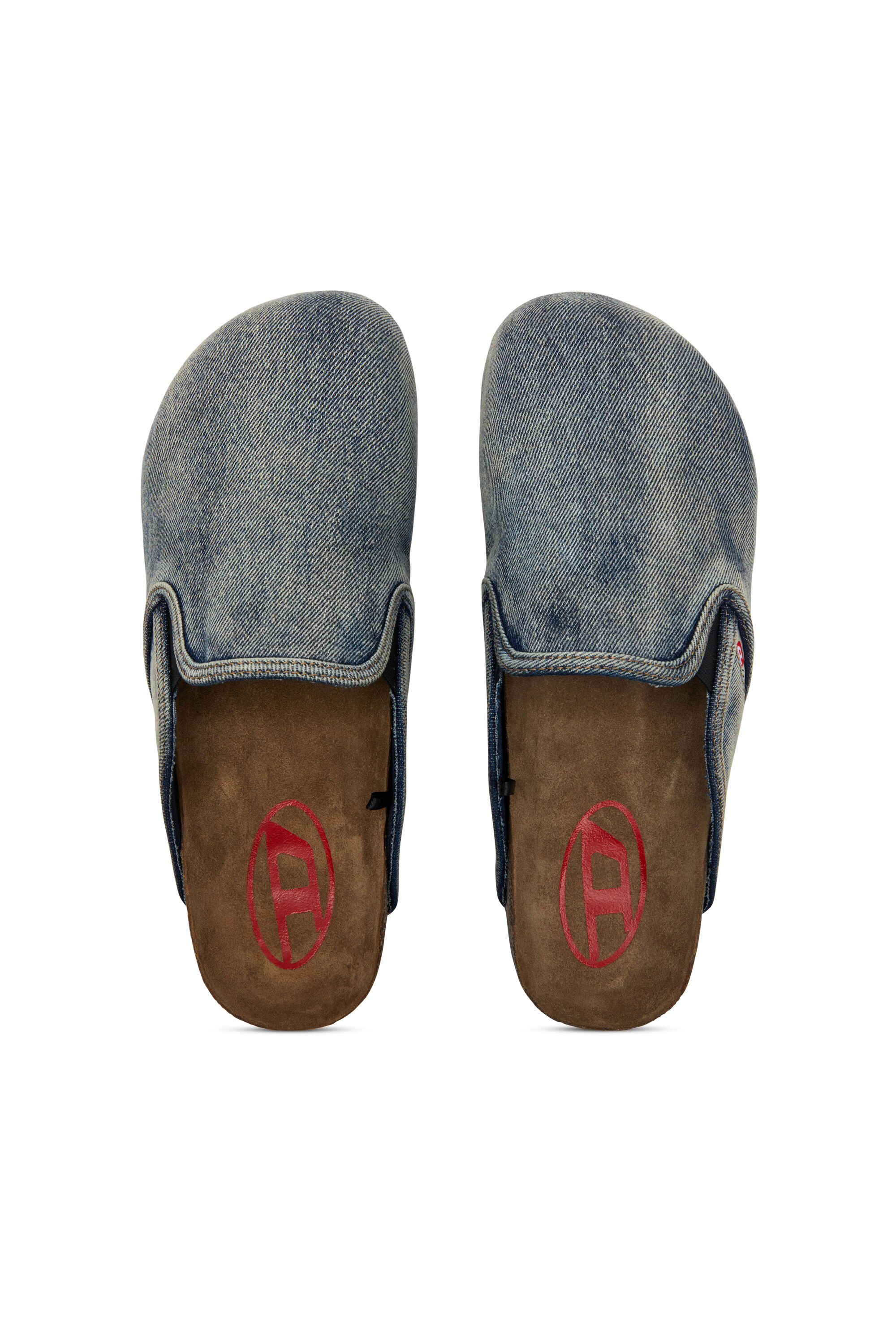 Diesel - D-WOODSTOCK SLIP-ON, D-Woodstock-Mule in denim Uomo in Blu - 4
