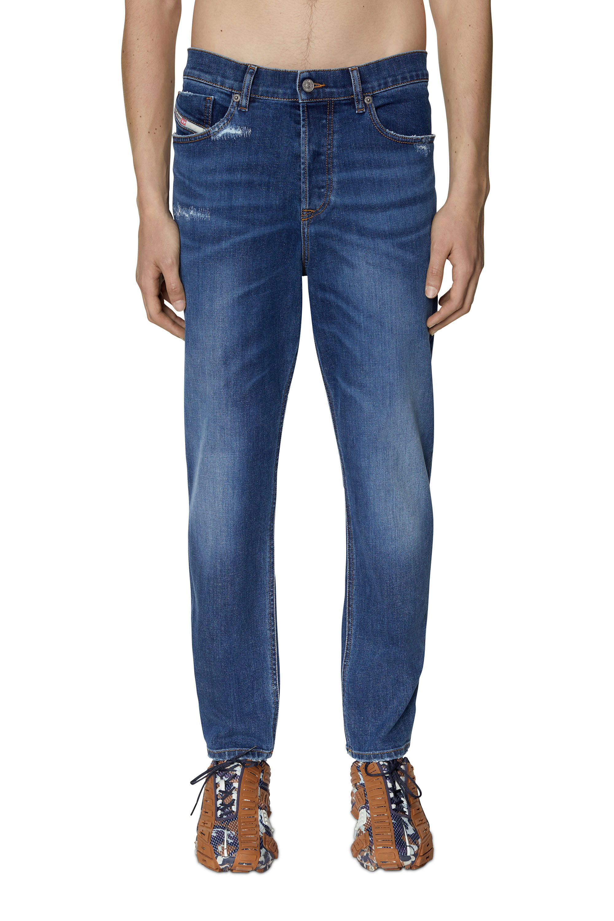 Diesel - 2005 D-FINING 09E07 Tapered Jeans, Blu medio - Image 3