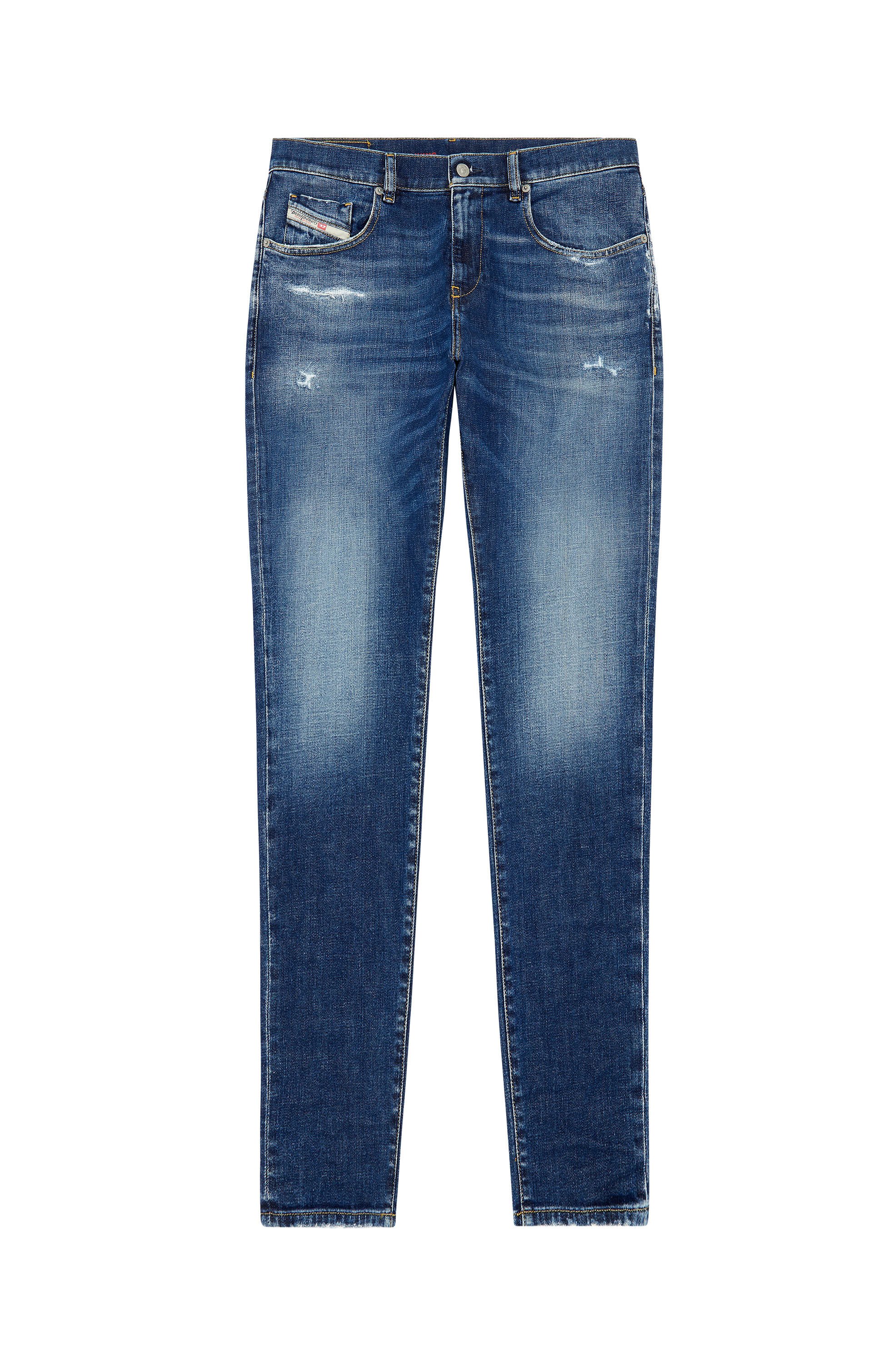 Diesel - Slim Jeans 2019 D-Strukt E9B90, Blu Chiaro - Image 2