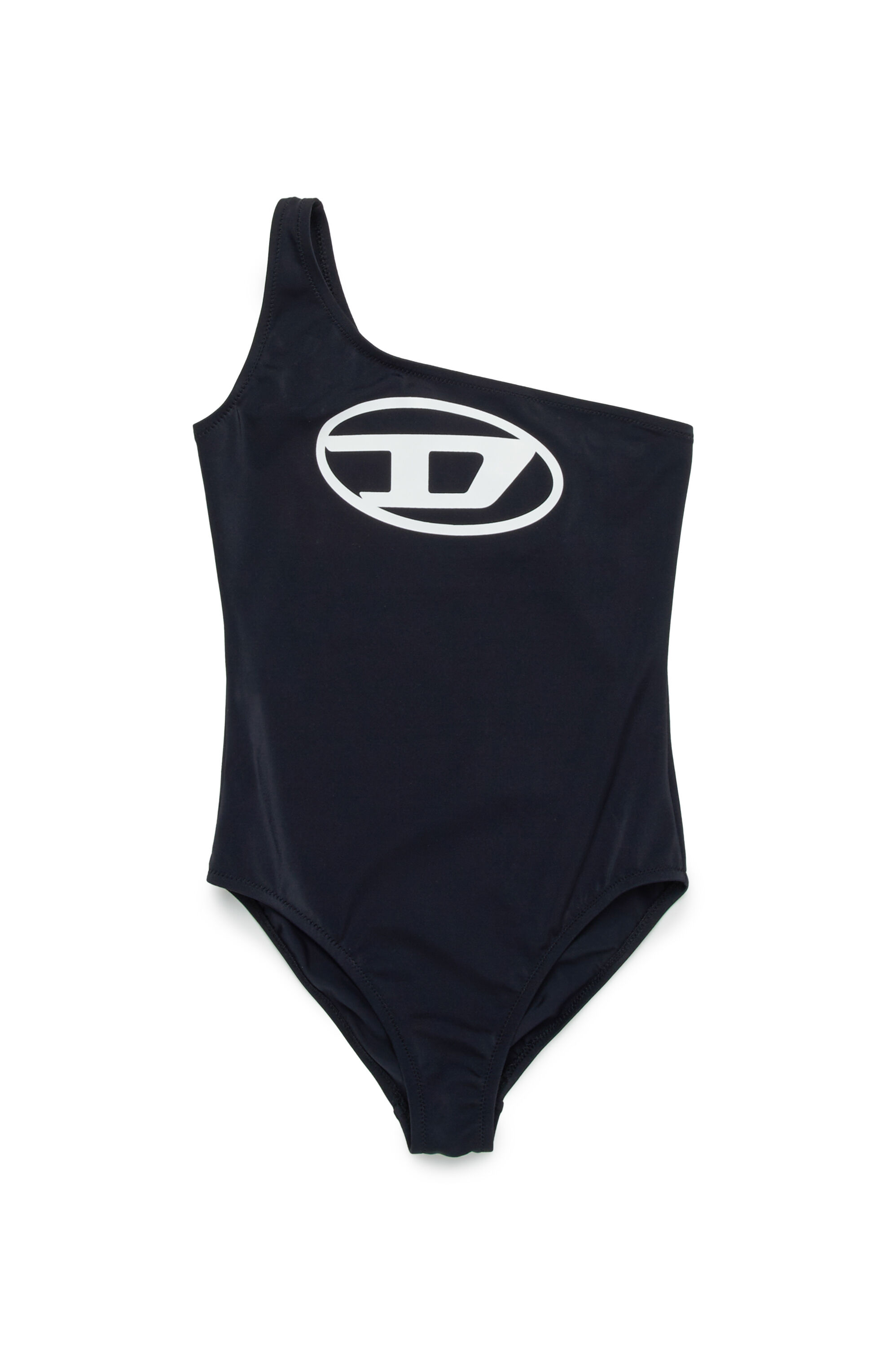 Diesel - MUNNYX, Costume intero monospalla con logo Oval D Donna in Nero - 1