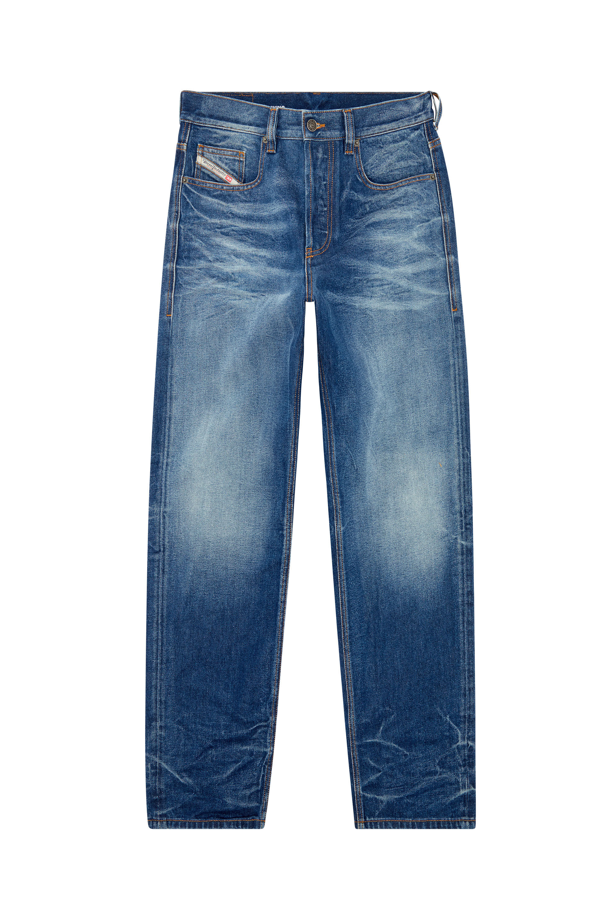 Diesel - Straight Jeans 2010 D-Macs 09I46, Blu medio - Image 2