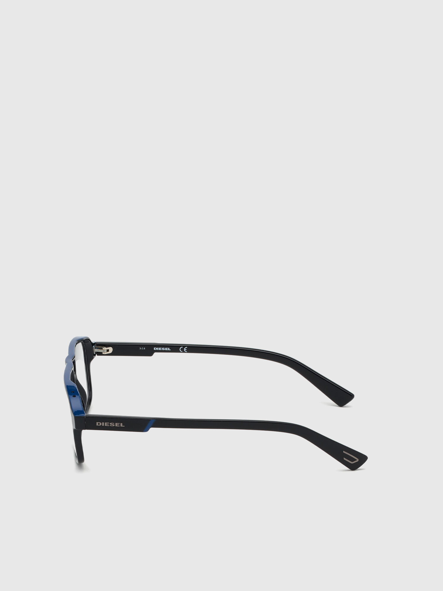Diesel - DL5309, Occhiale da vista navigator con doppio ponte Uomo in Nero - 3