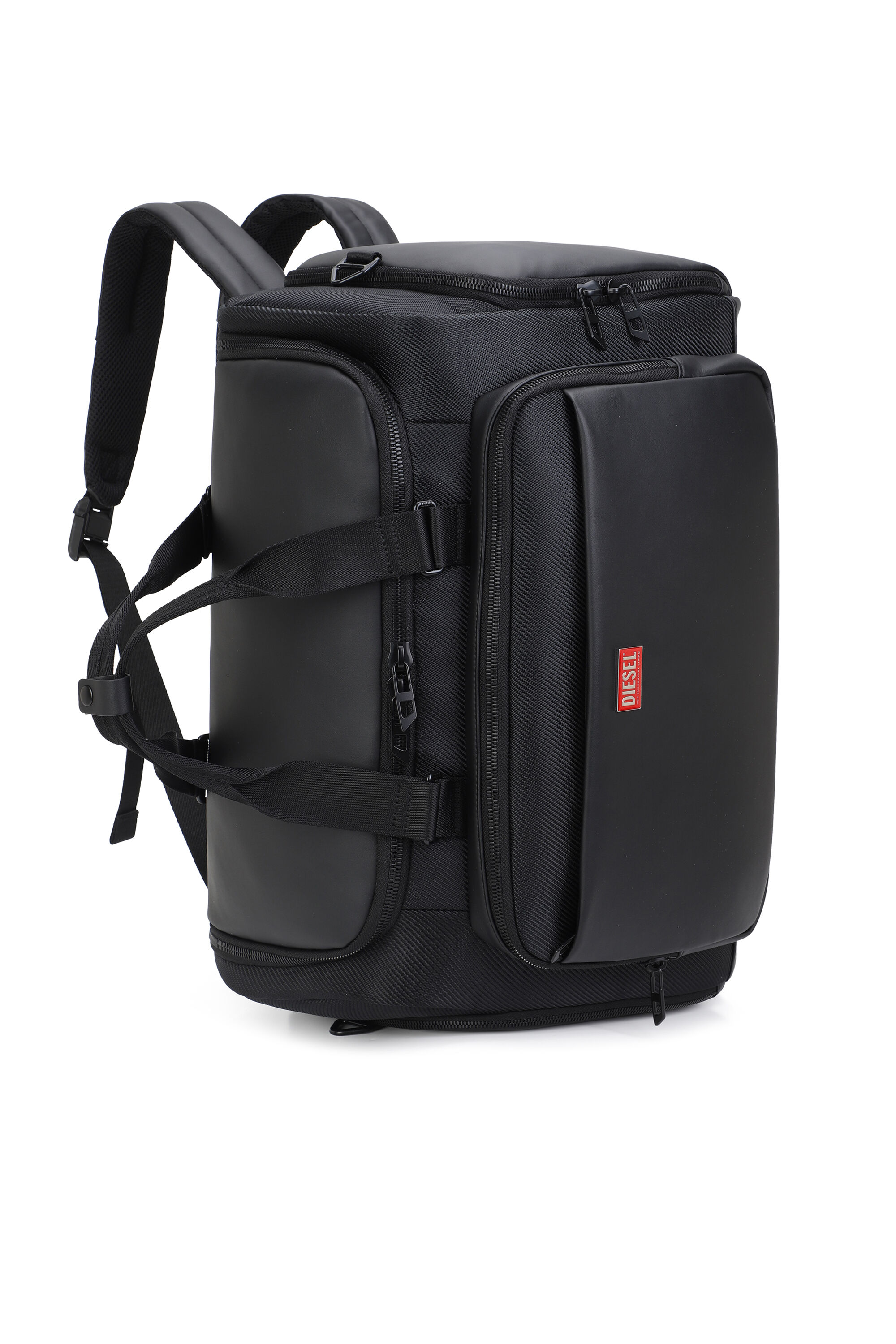 Diesel - DIESEL CARBON FIBER DUFFLE-BLACK DSB002, Borsa da viaggio capiante Unisex in Nero - 5