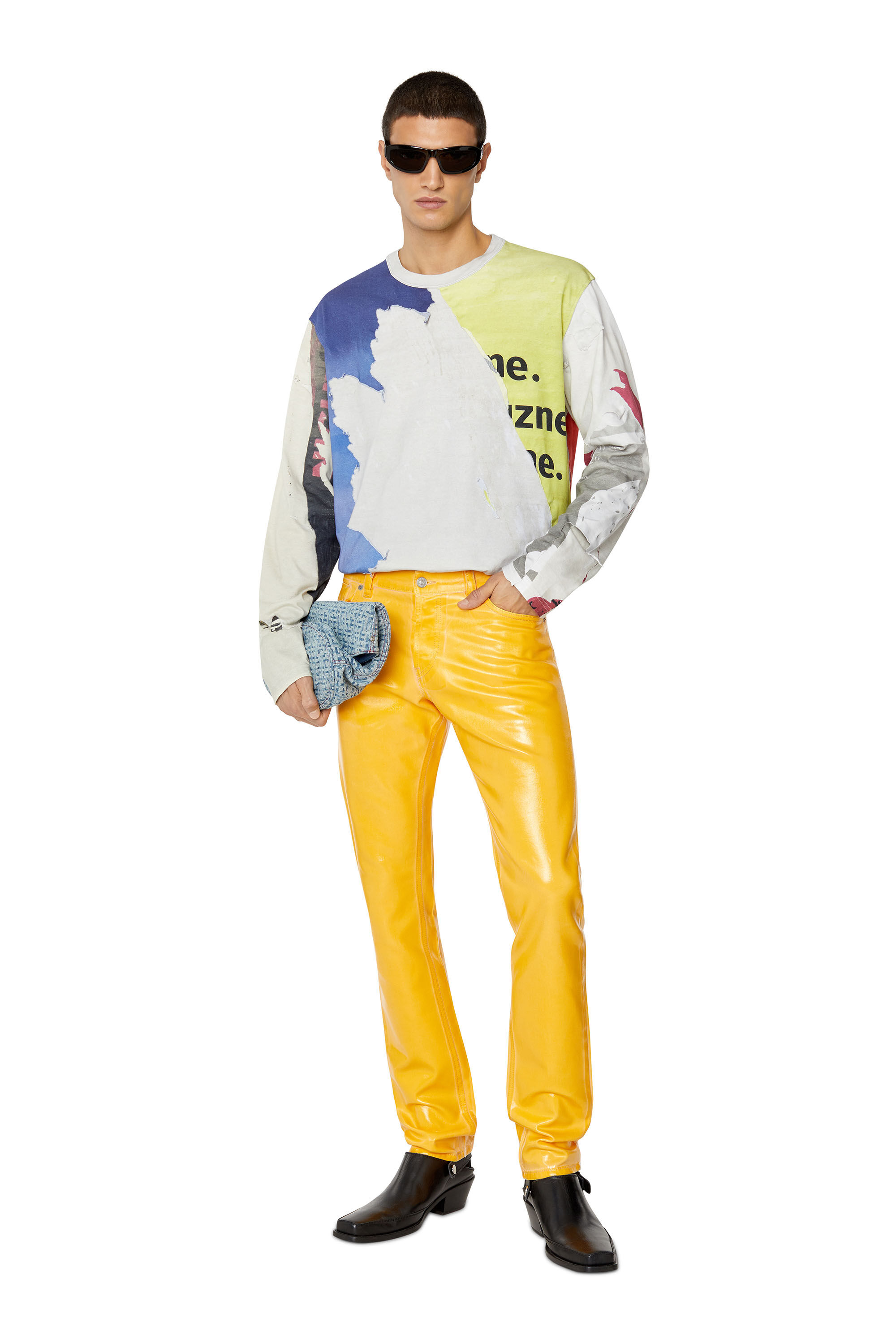 Diesel - 1995 09E50 Straight Jeans, Giallo - Image 1