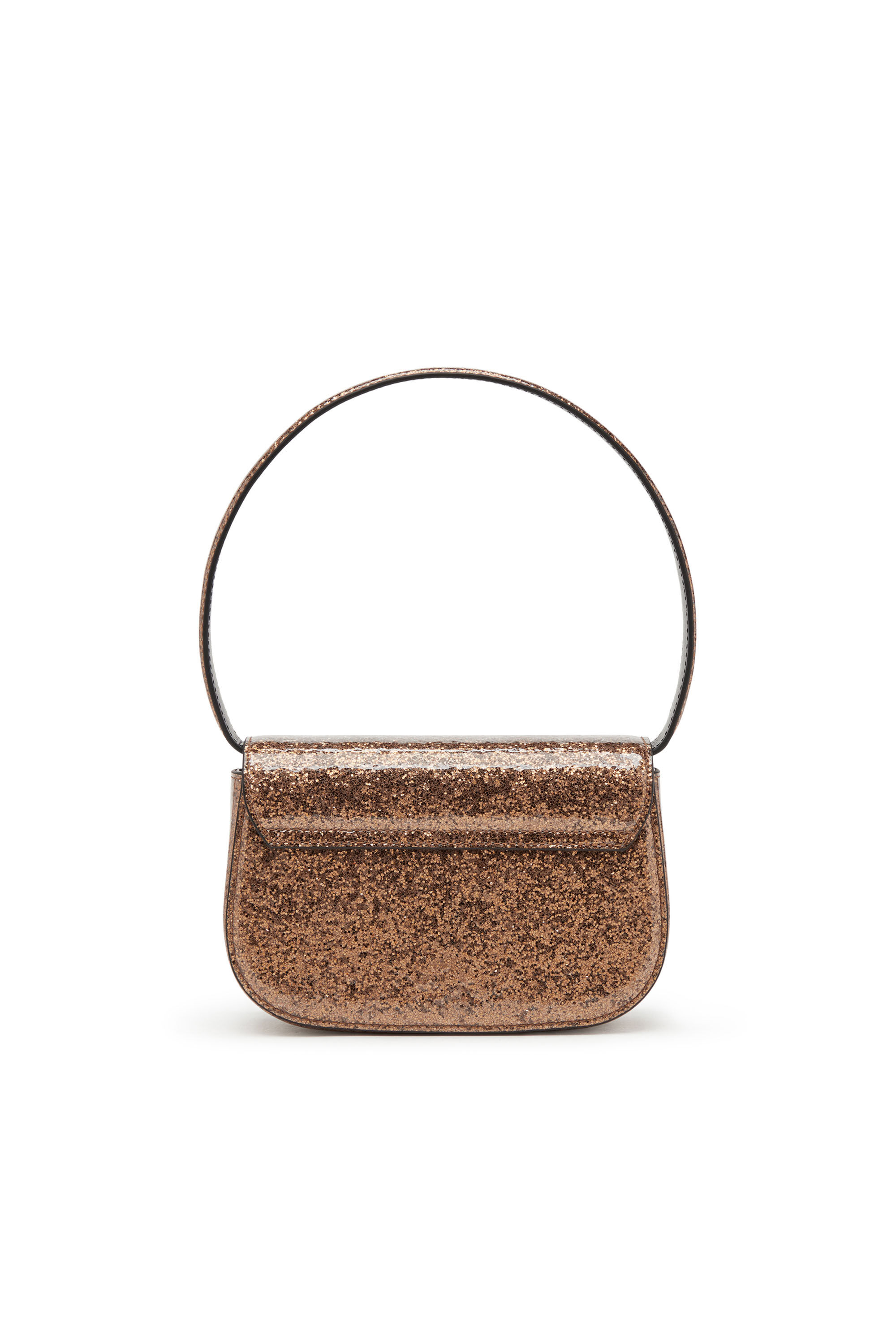 Diesel - 1DR, 1DR-Iconica borsa a spalla con macro glitter Donna in Marrone - 3