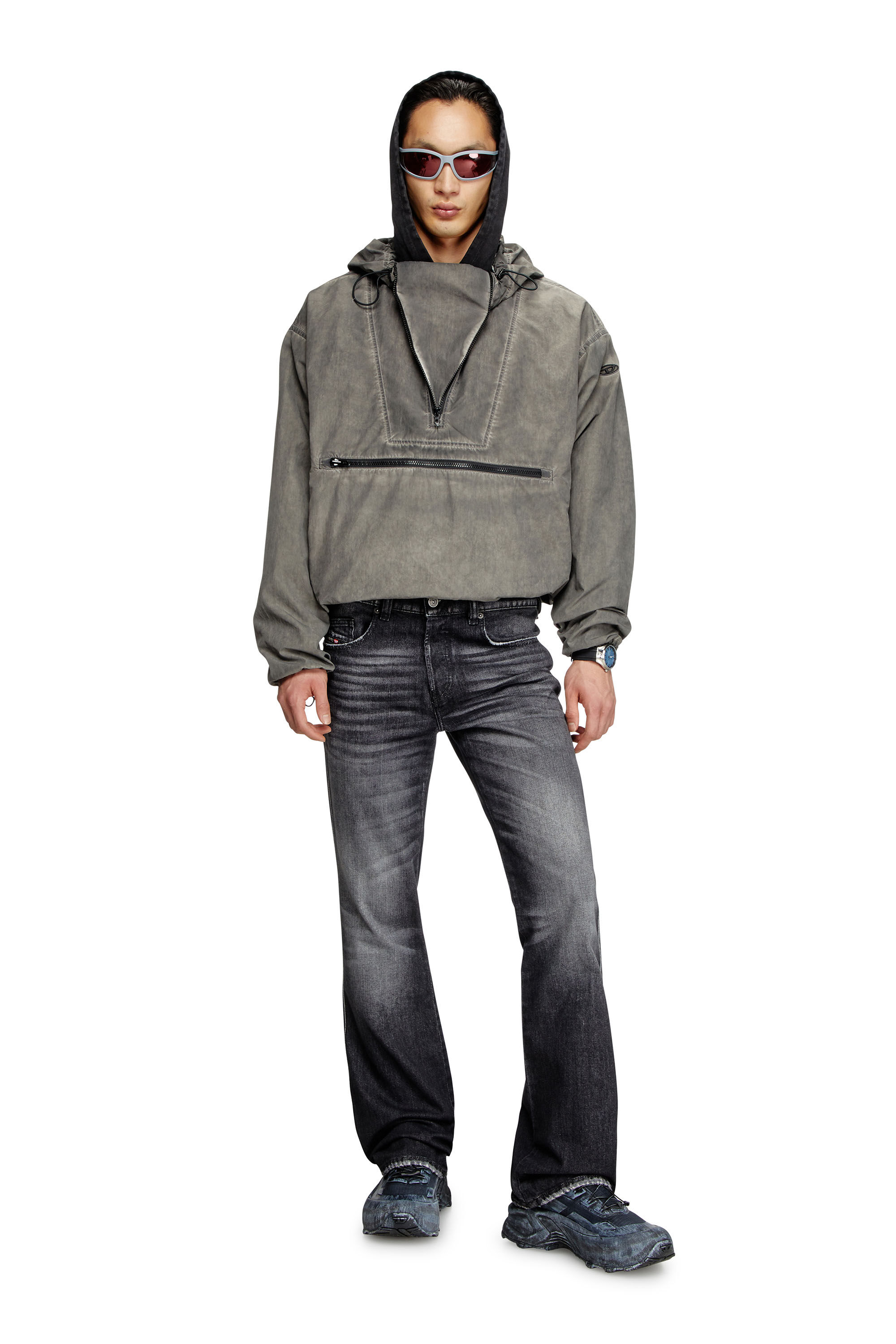 Diesel - Bootcut Jeans 1998 D-Buck 09L50 Uomo, Nero/Grigio scuro - Image 1