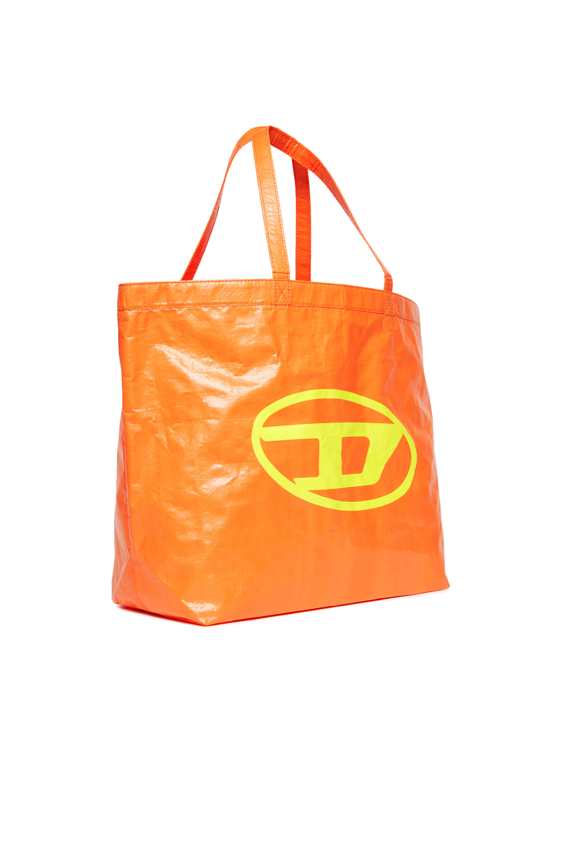 Diesel - WRITTEN, Borsa da spiaggia con stampa Oval D Donna in Arancione - 3