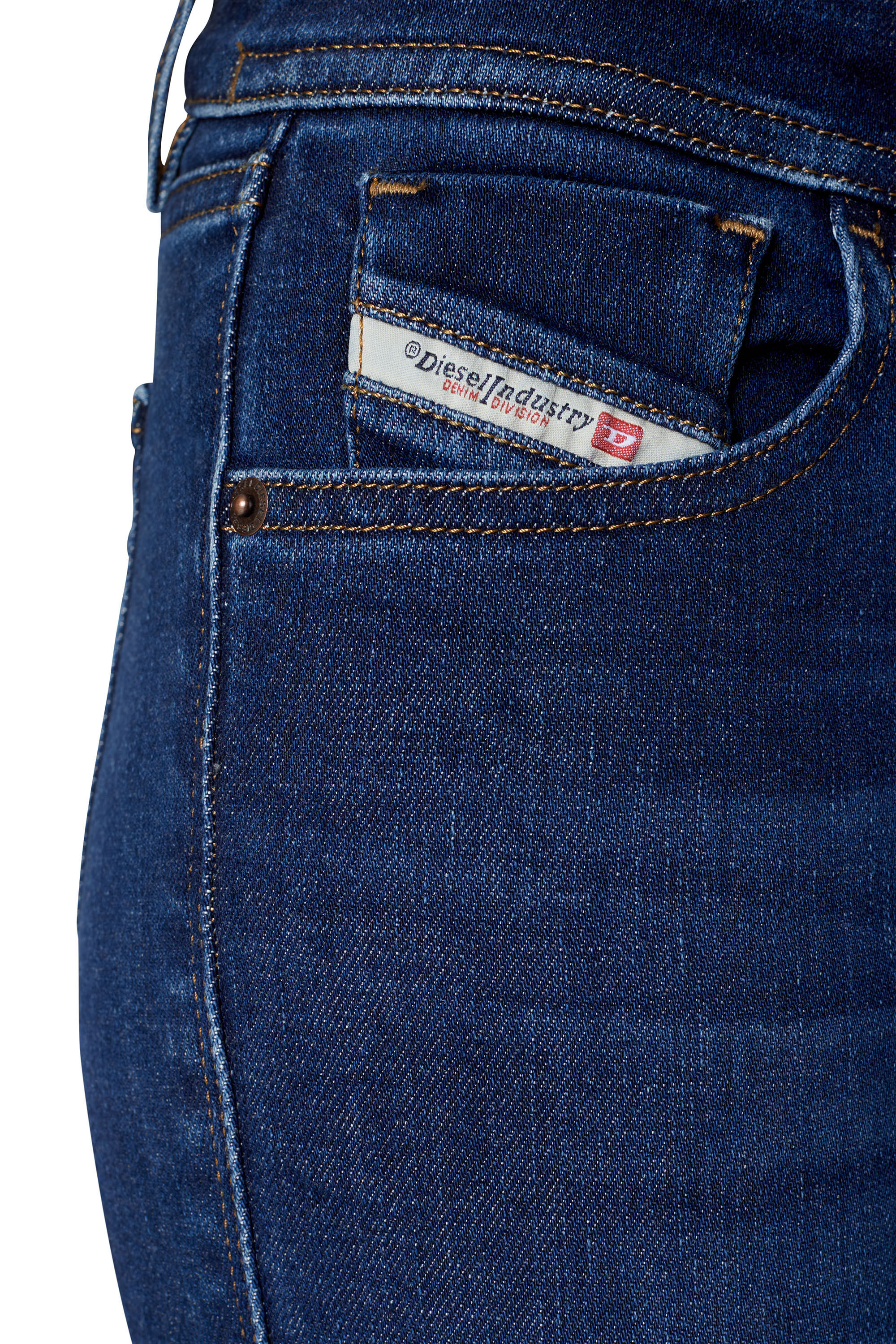 Diesel - Super skinny Jeans 2018 Slandy-Low 09C19, Blu Scuro - Image 6