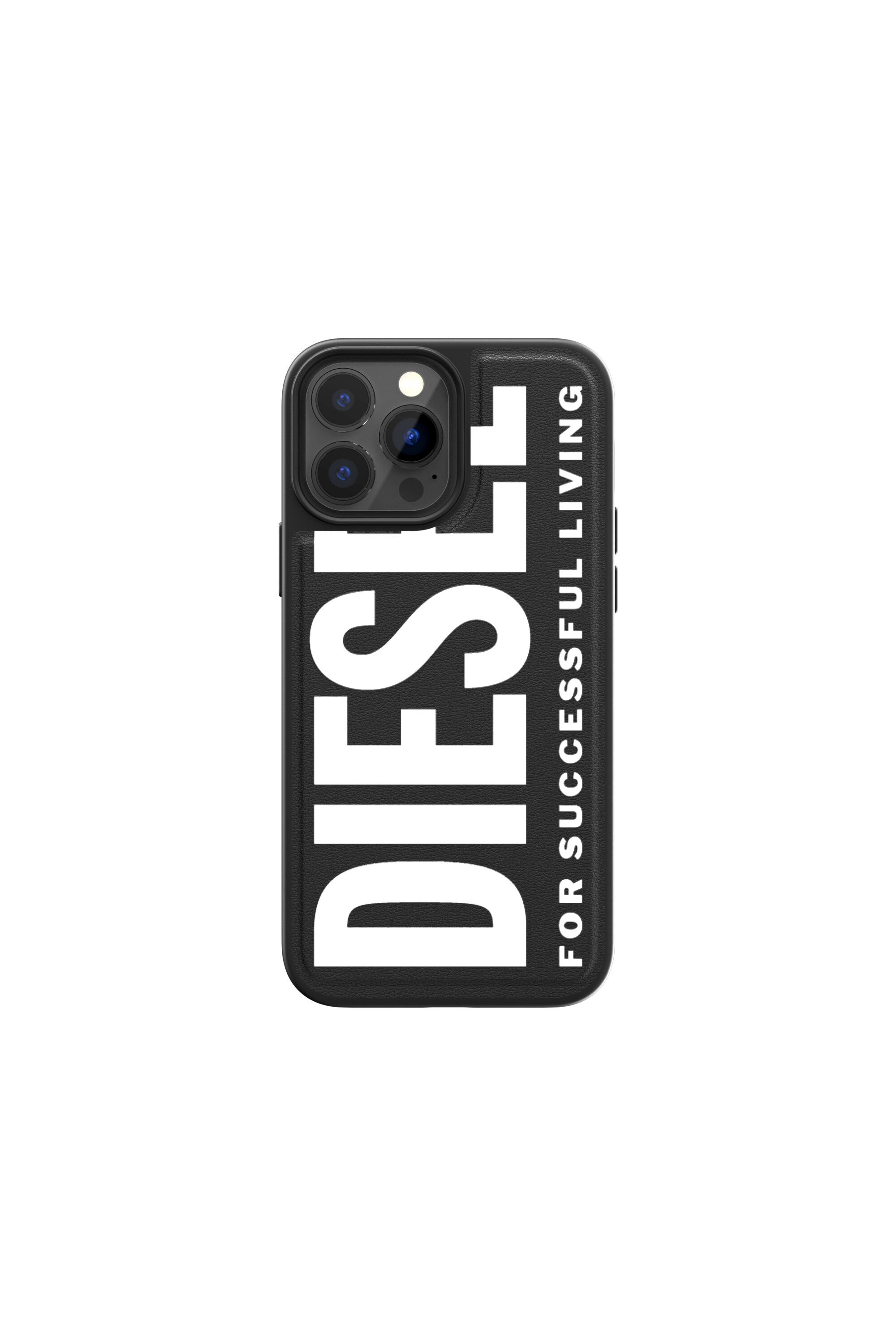 Diesel - 48258 STANDARD CASE, Custodia sagomata per P40 iPhone 13 Pro Max Unisex in Nero - 2