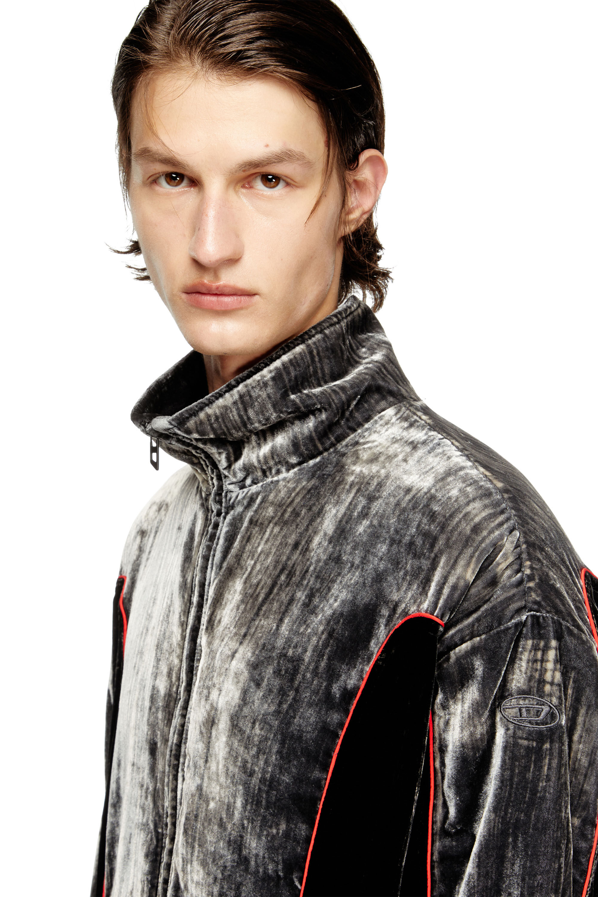 Diesel - J-HAY, Giacca sportiva in velluto distressed Uomo in ToBeDefined - 5