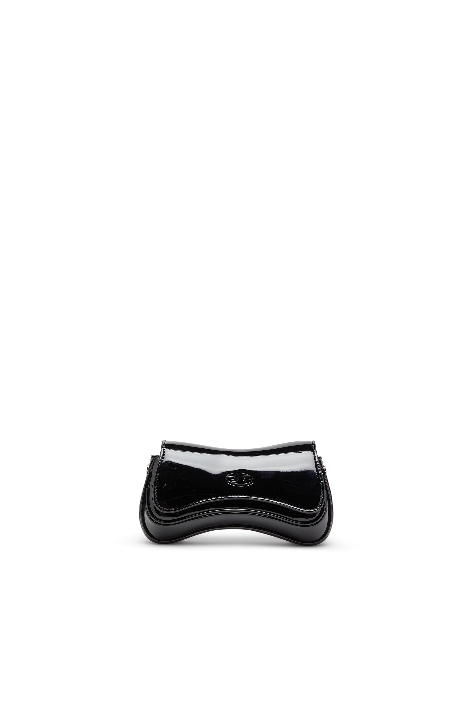 Diesel - PLAY CROSSBODY XS, Play-Crossbody piccola in PU lucido Donna in Nero - 1