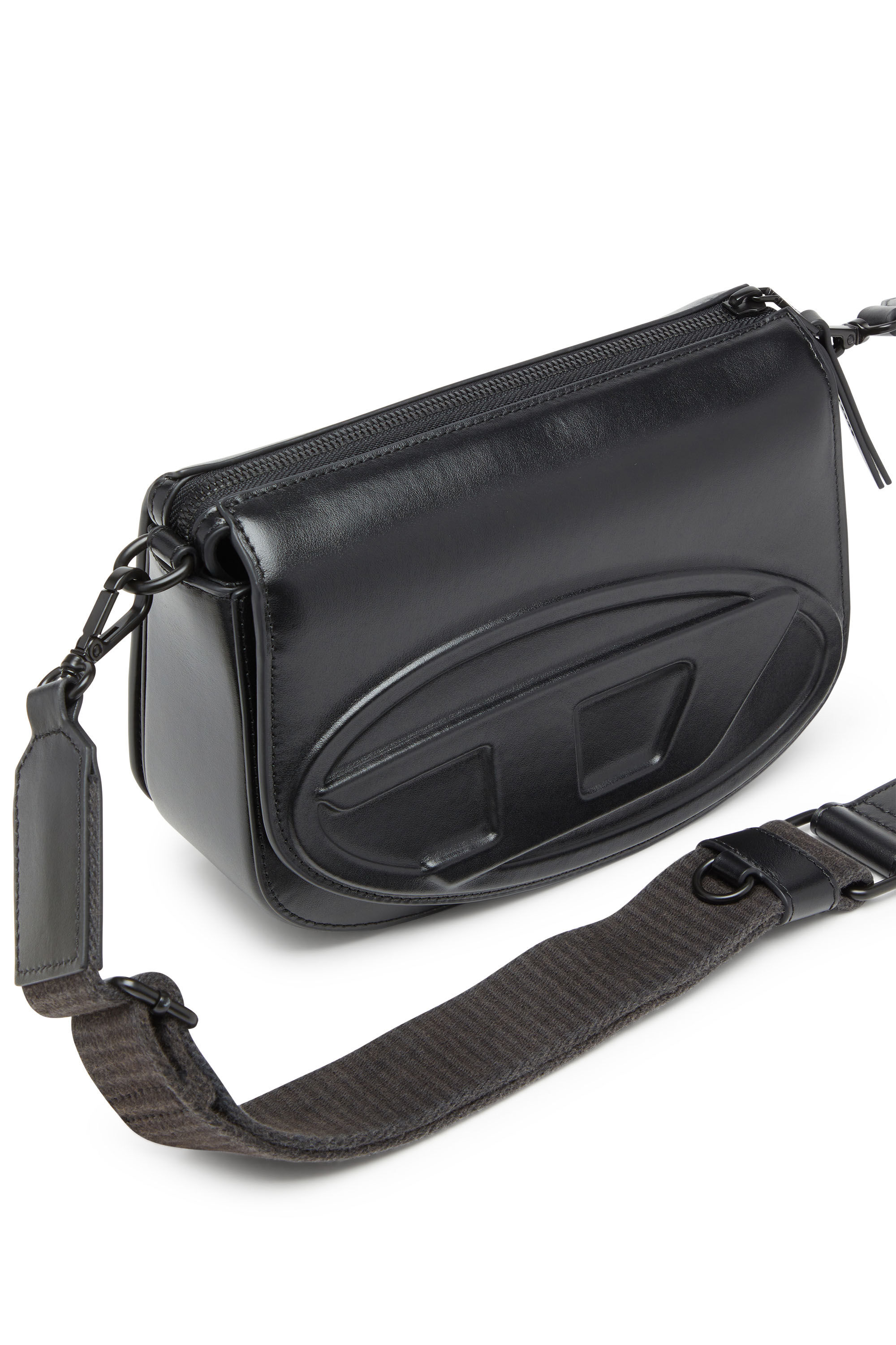 Diesel - 1DR CAMERA BAG, 1DR-Camera bag in pelle premium Unisex in Nero - 2