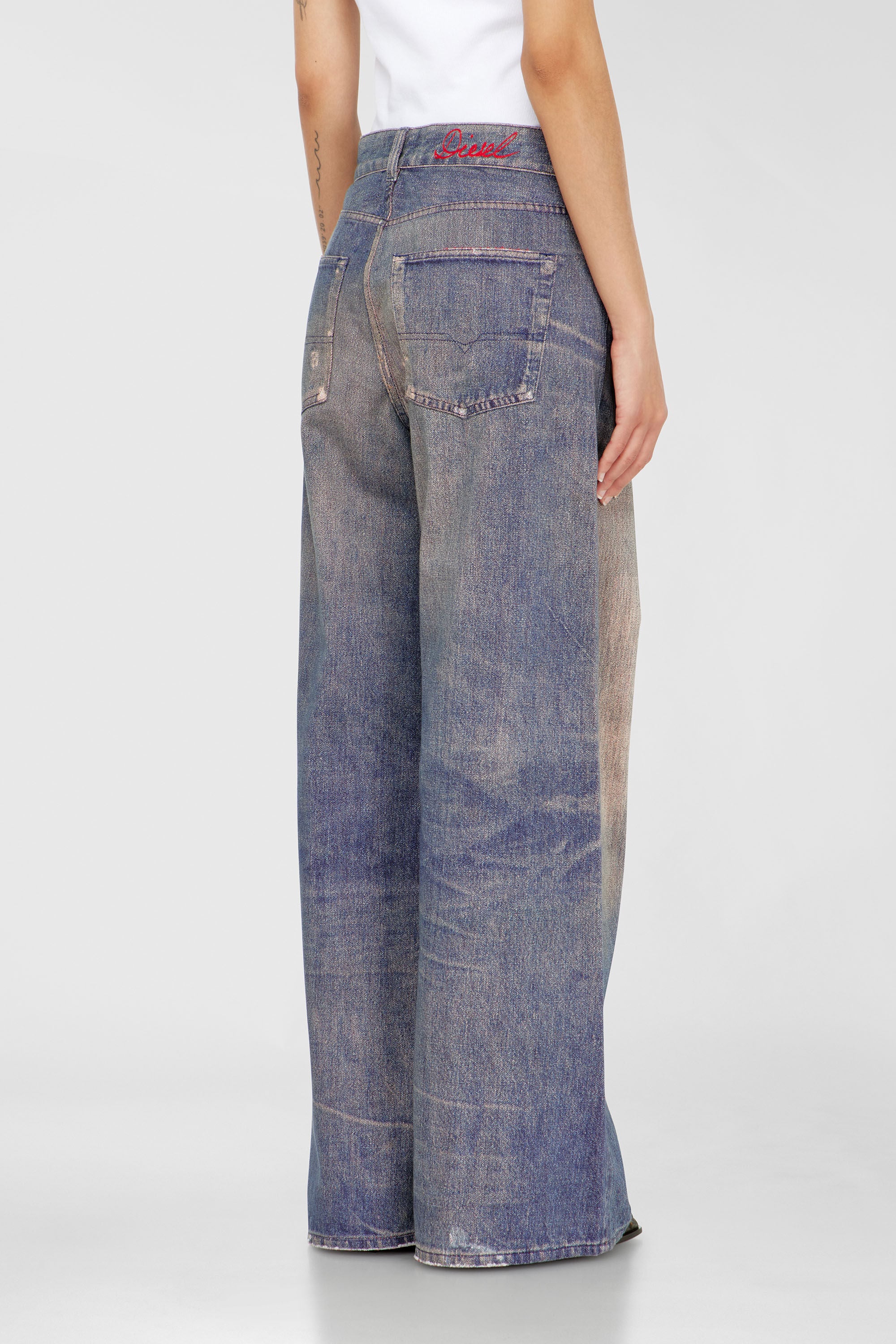 Diesel - Relaxed Jeans 1996 D-Sire 09P95 Donna, Blu Scuro - Image 5