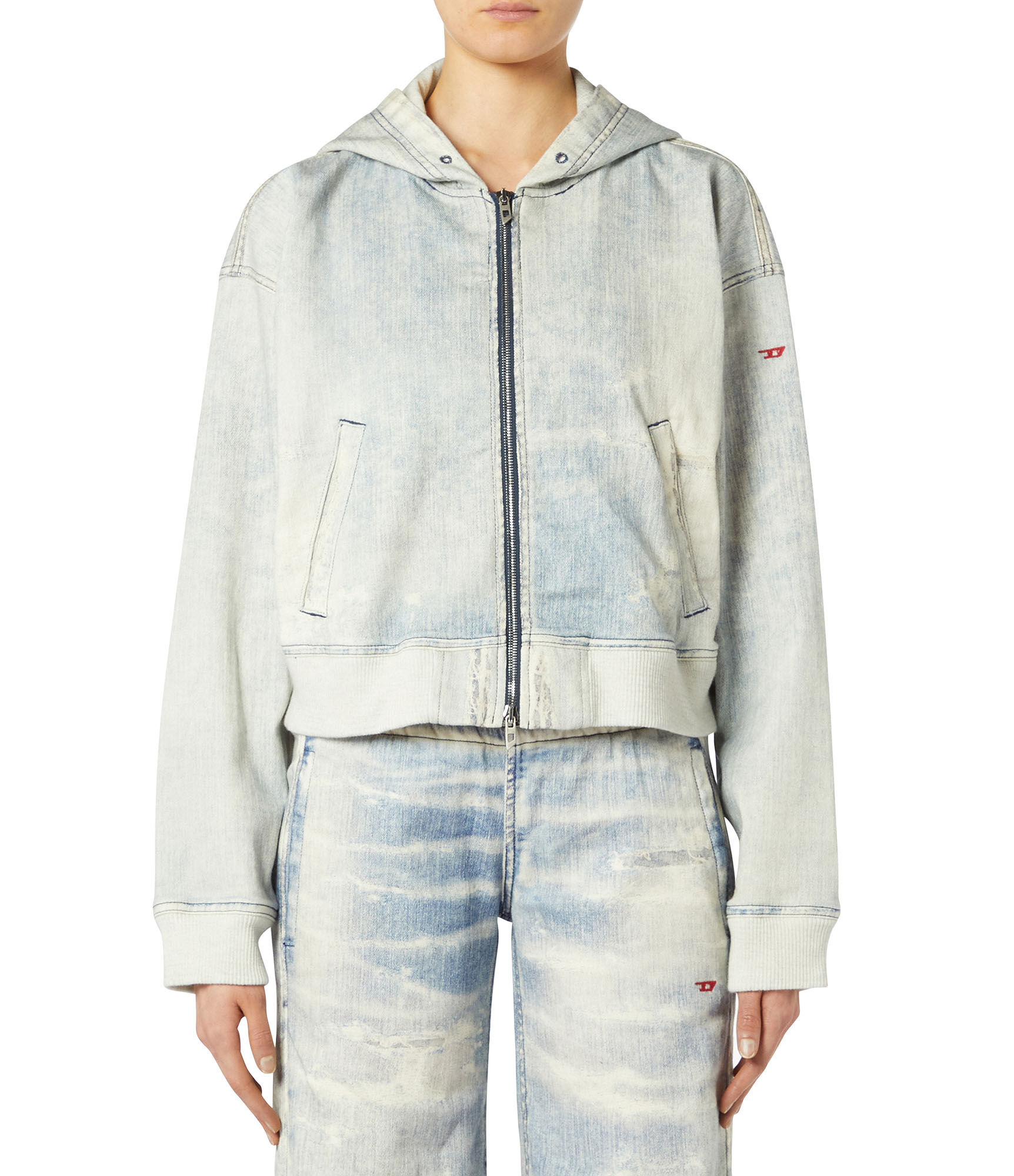 DE-GIRI-CROP JOGG, Blu Chiaro