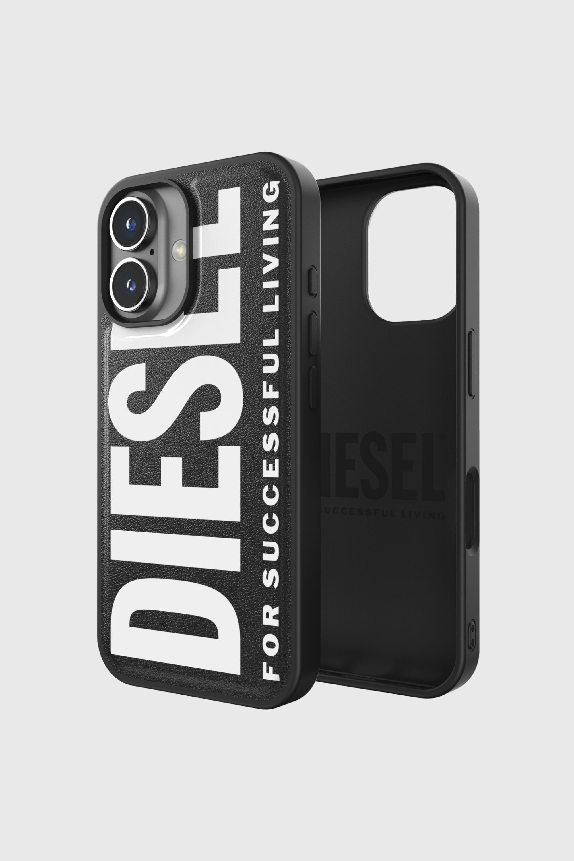 Diesel - 60127 MOULDED CASE, Cover sagomata con Magsafe per iP 16 Unisex in Nero - 1