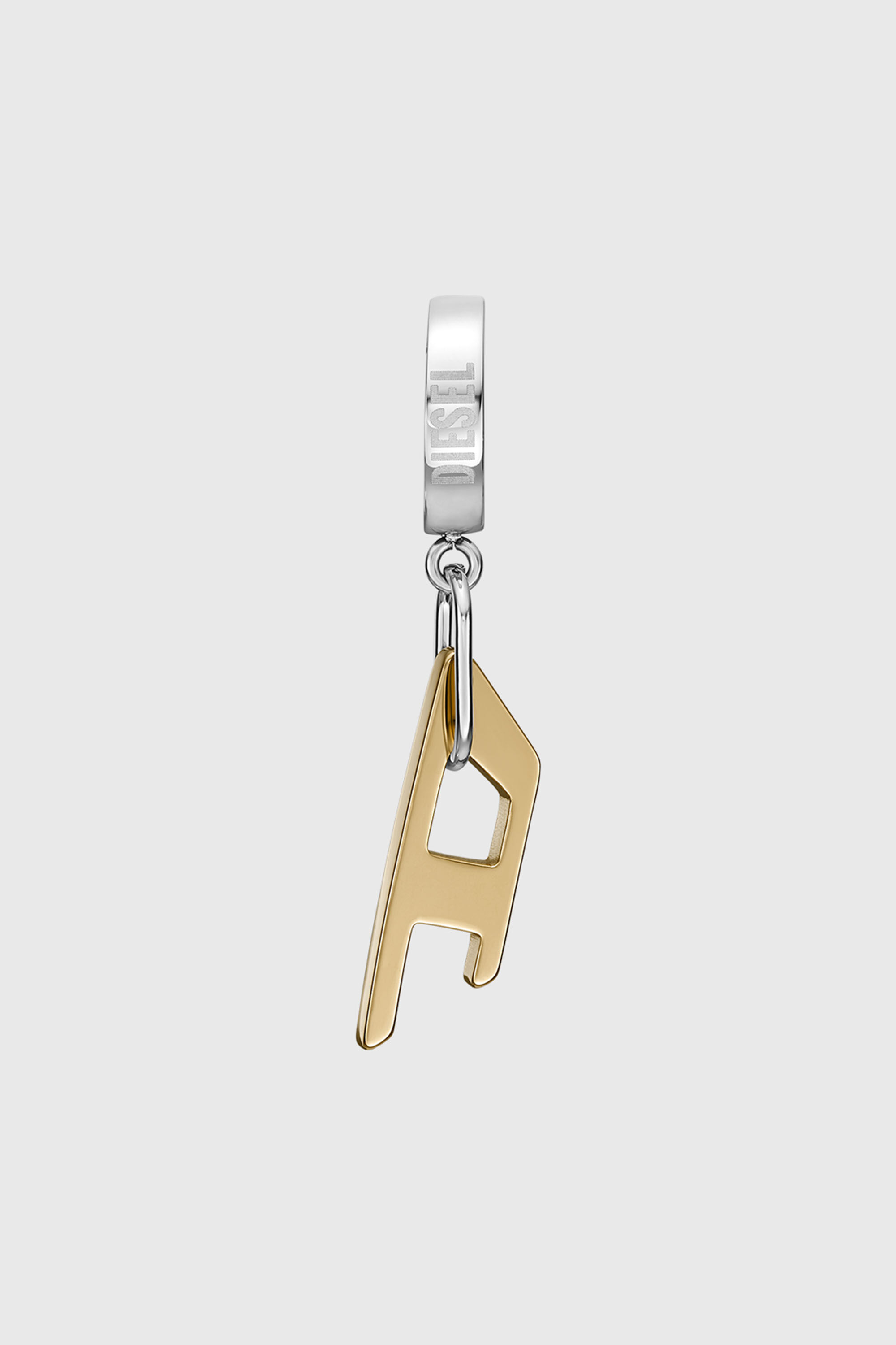 Diesel - DX1419, Orecchino a cerchio in acciaio Unisex in Oro - 2