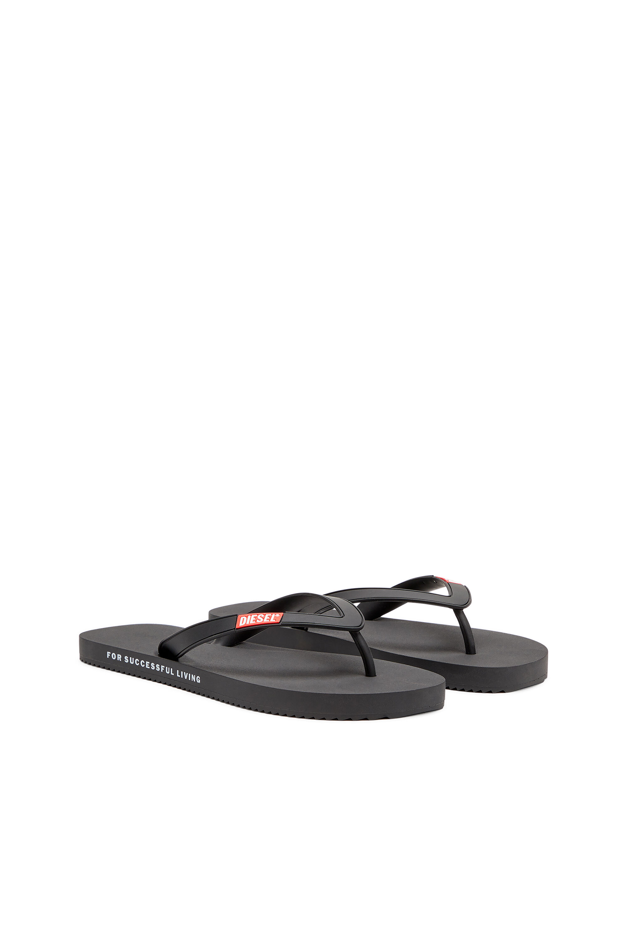 Diesel - SA-RIO, Sa-Rio-Infradito in gomma Uomo in Nero - 2