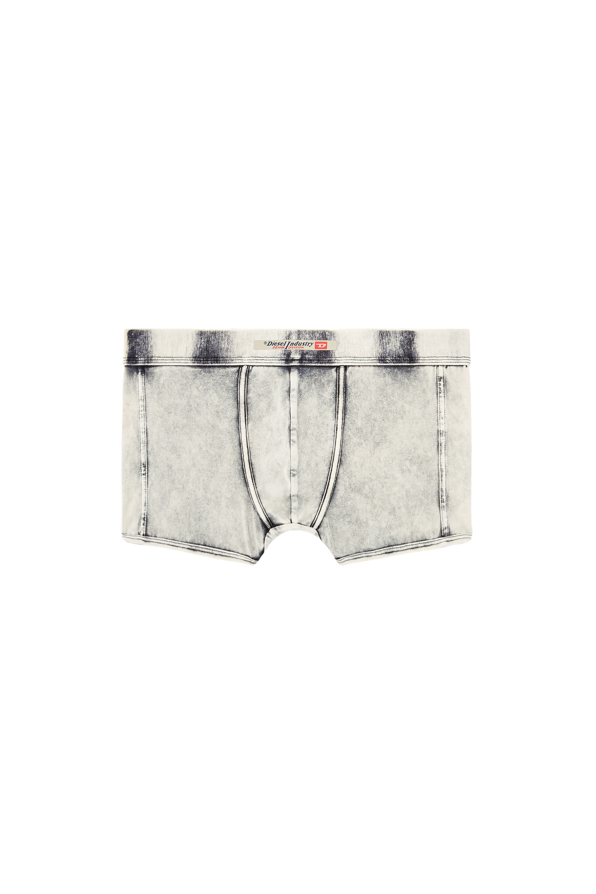 Diesel - DAMIEN-DNM, Boxer effetto denim Uomo in Grigio - 2