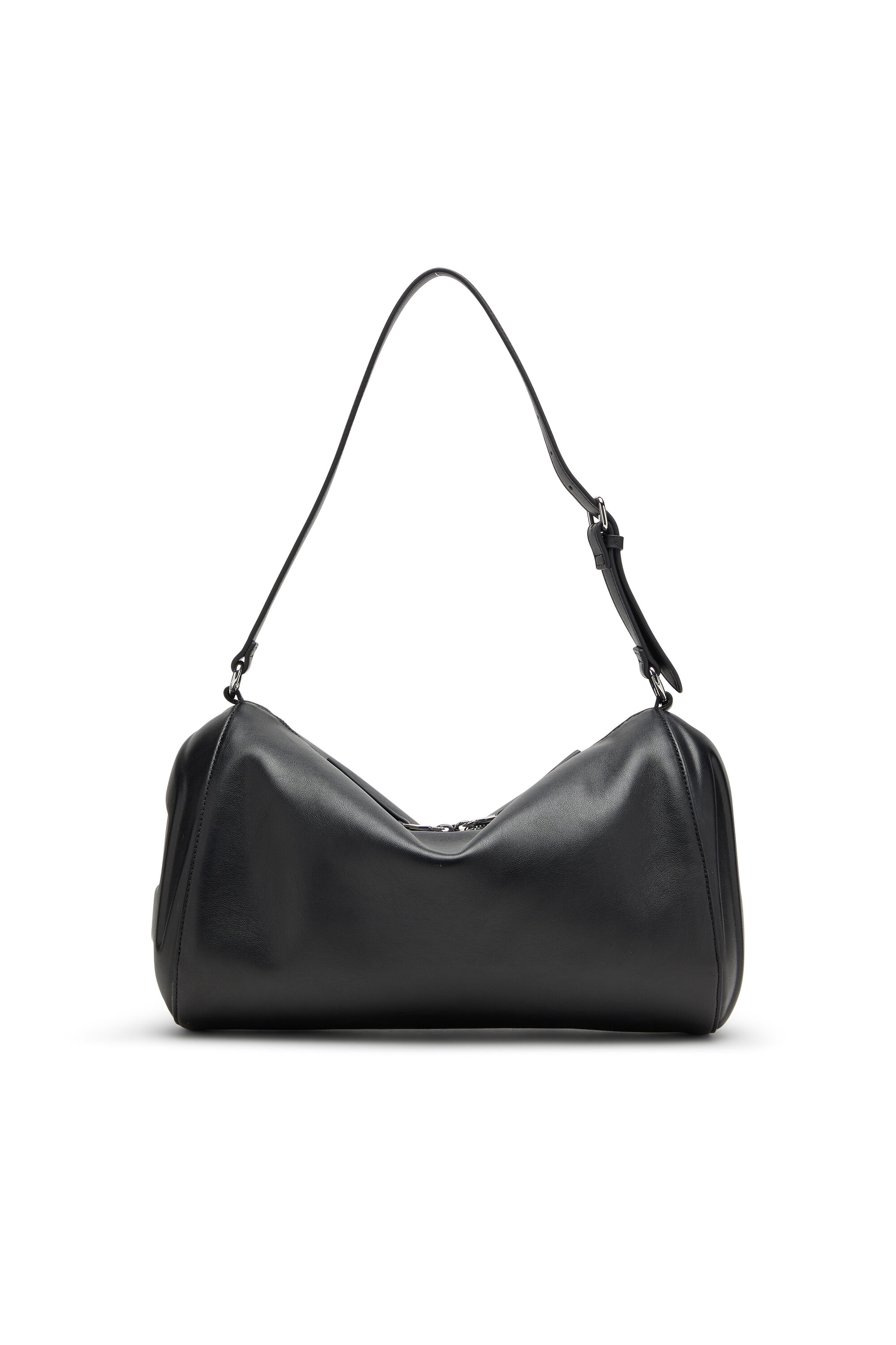 Diesel - LOAD-D SHOULDER BAG X, Load-D-Borsa a spalla con loghi rigidi laterali Unisex in Nero - 2