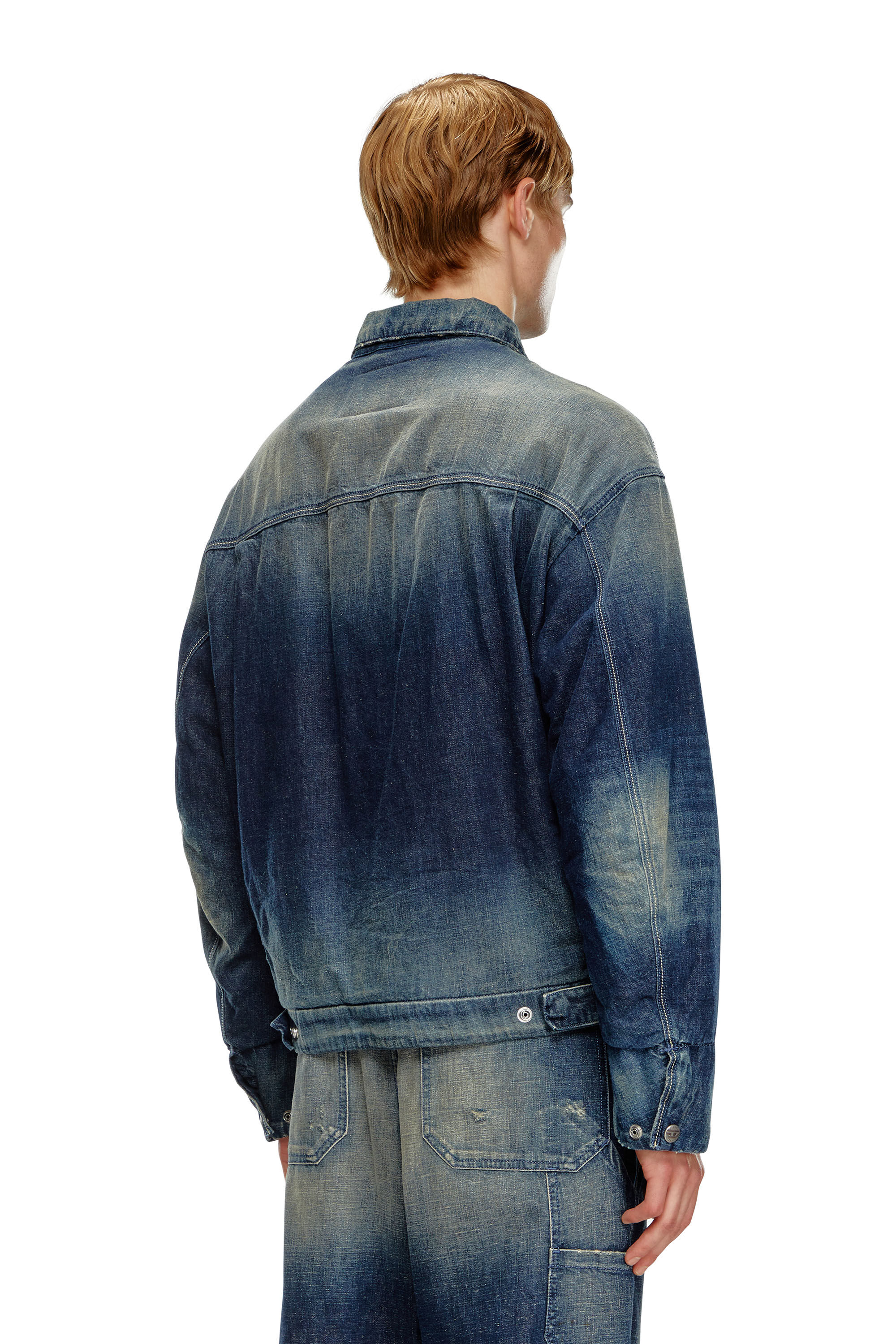 Giacca jeans imbottita top