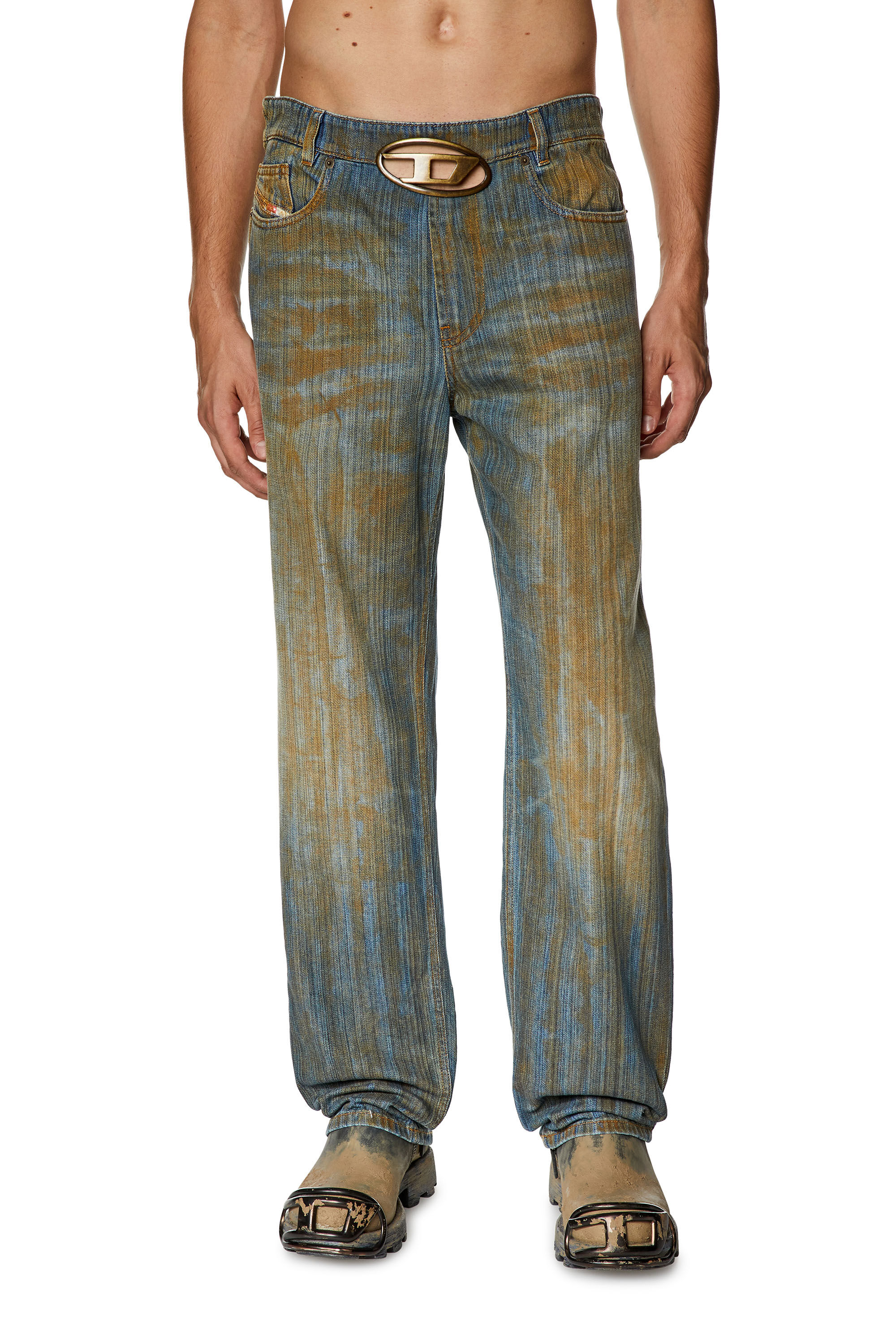 Diesel - Straight Jeans 2010 D-Macs 0NLAL, Blu medio - Image 3