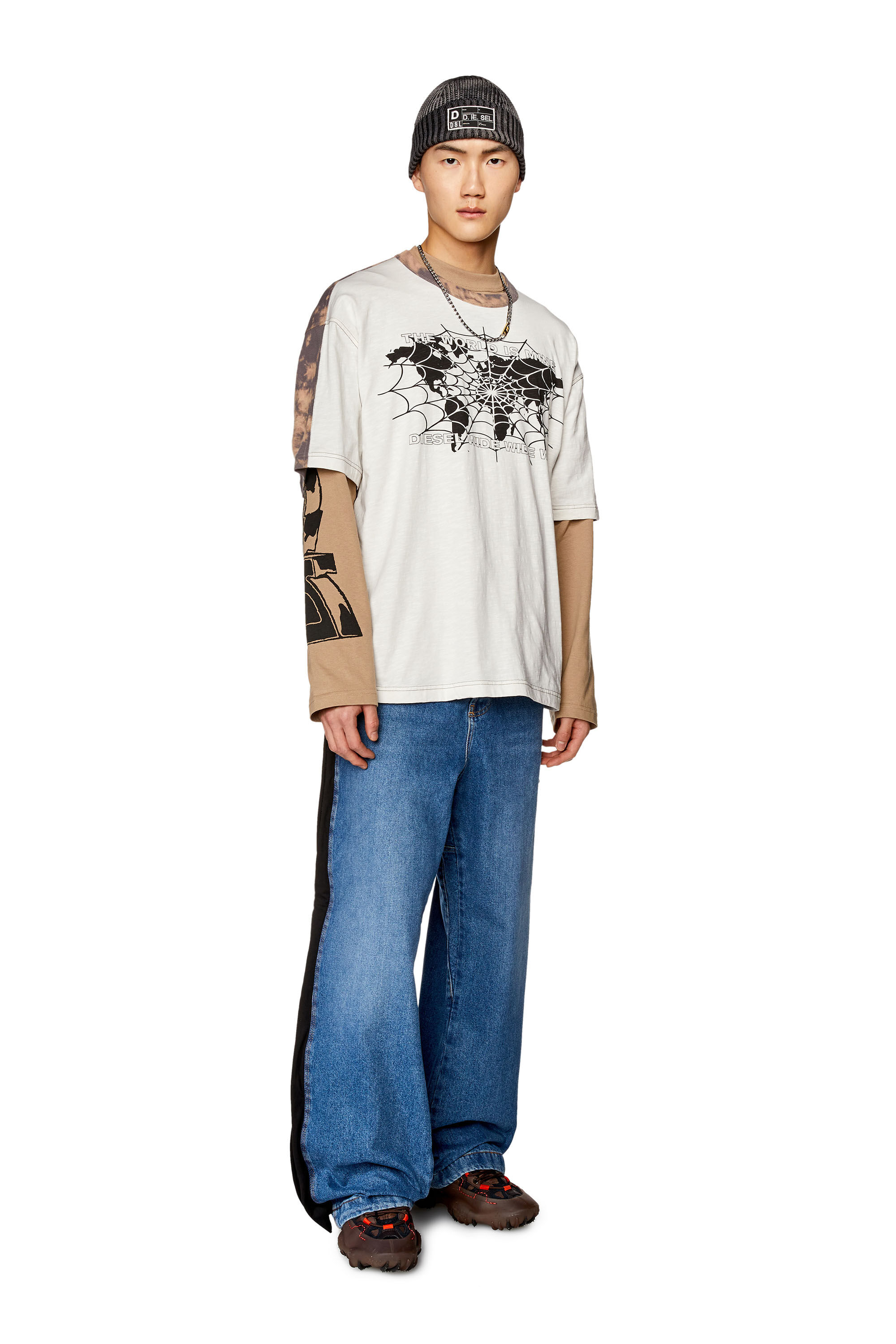 Diesel - Straight Jeans D-Livery 0HJAV, Blu medio - Image 1
