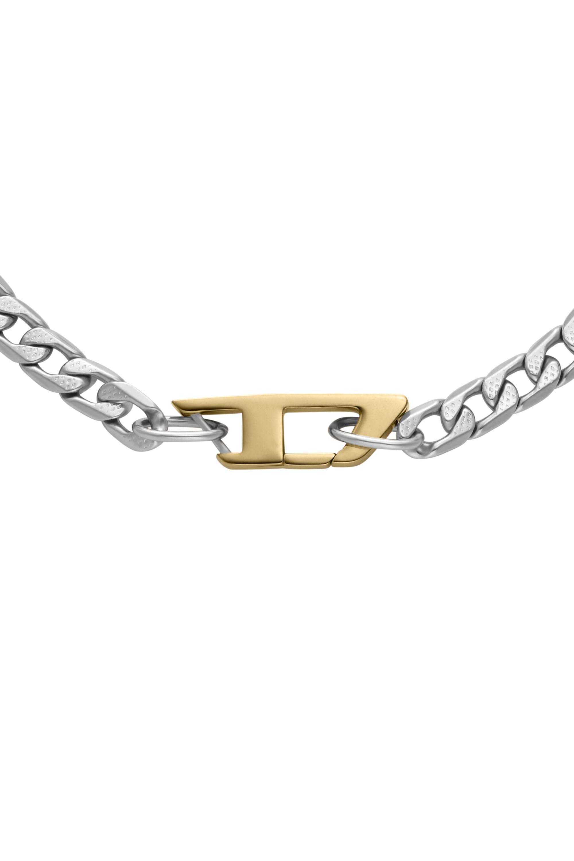 Diesel - DX1343, Collana a catena in acciaio Unisex in Argento - 2