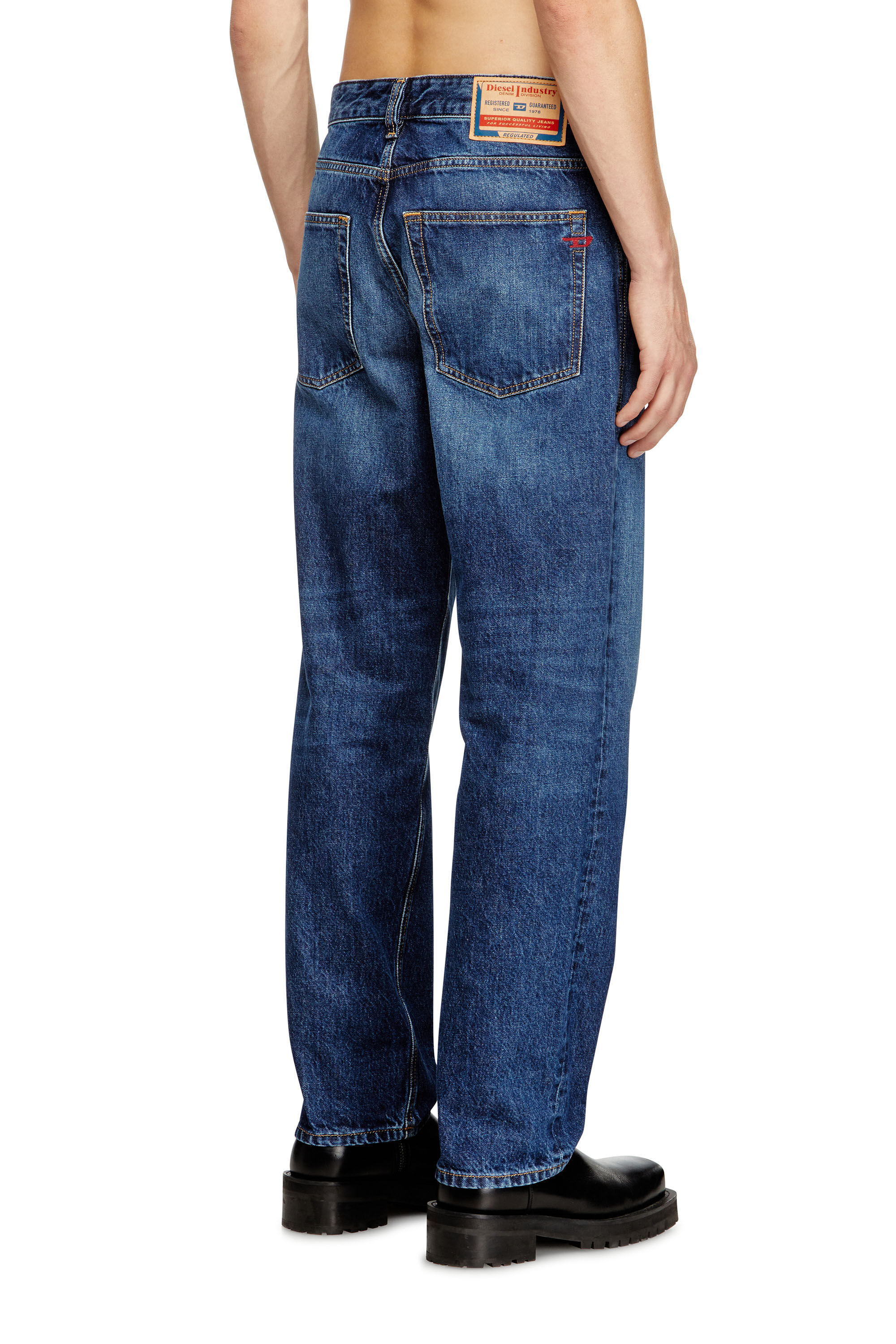 Diesel - Regular Jeans 2024 D-Macs 09I27 Uomo, Blu medio - Image 3