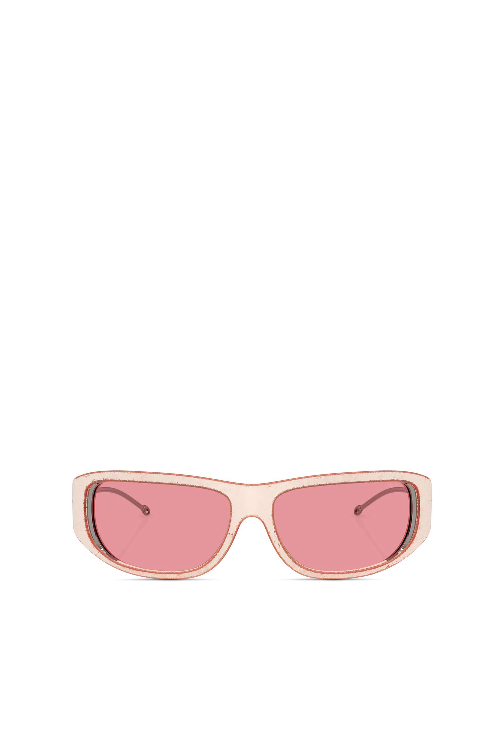 Diesel - 0DL3001 SIZE 61, Occhiali da sole dal modello avvolgente Unisex in Rosa - 1