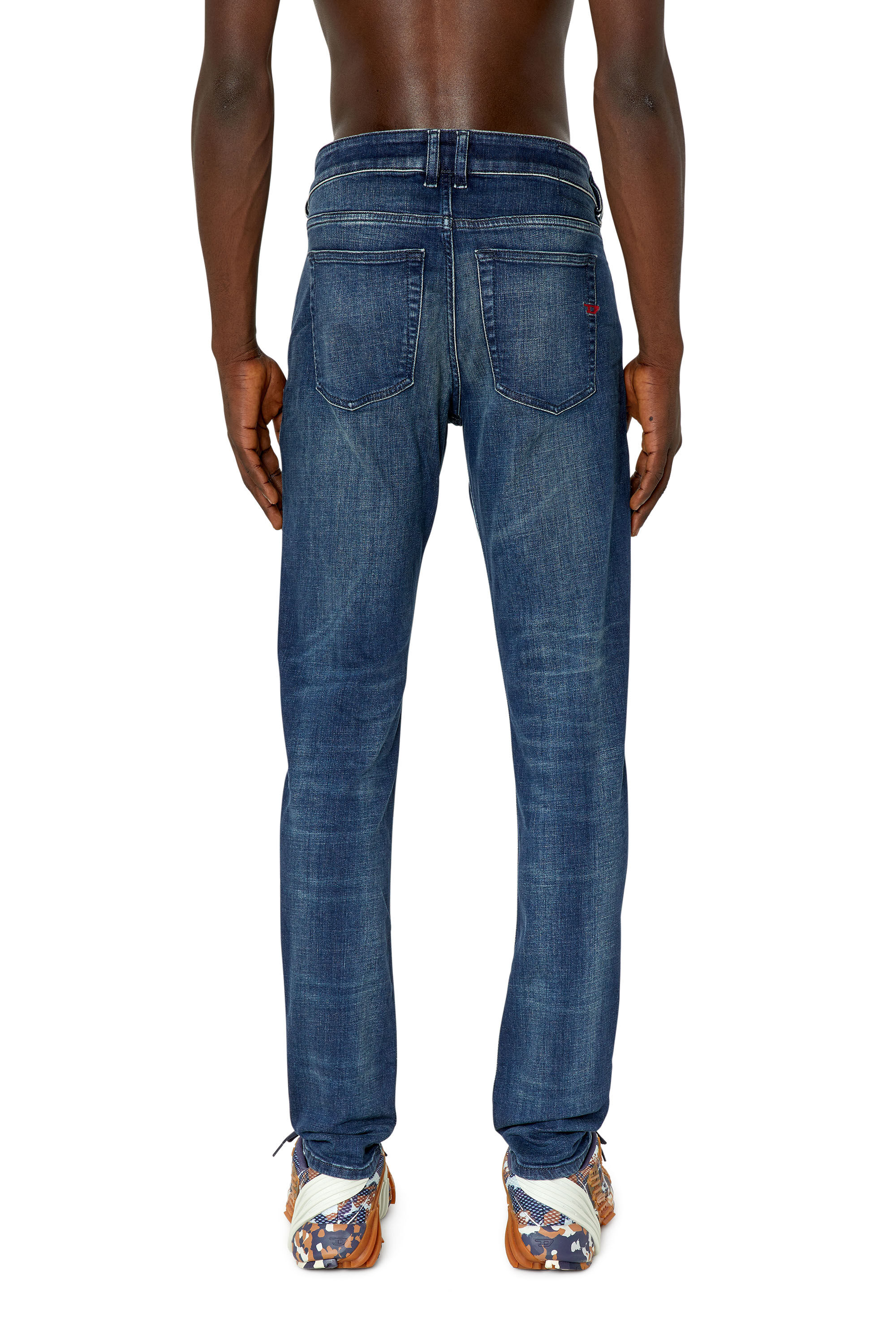 Diesel - 1979 Sleenker 09F58 Skinny Jeans, Blu Scuro - Image 4