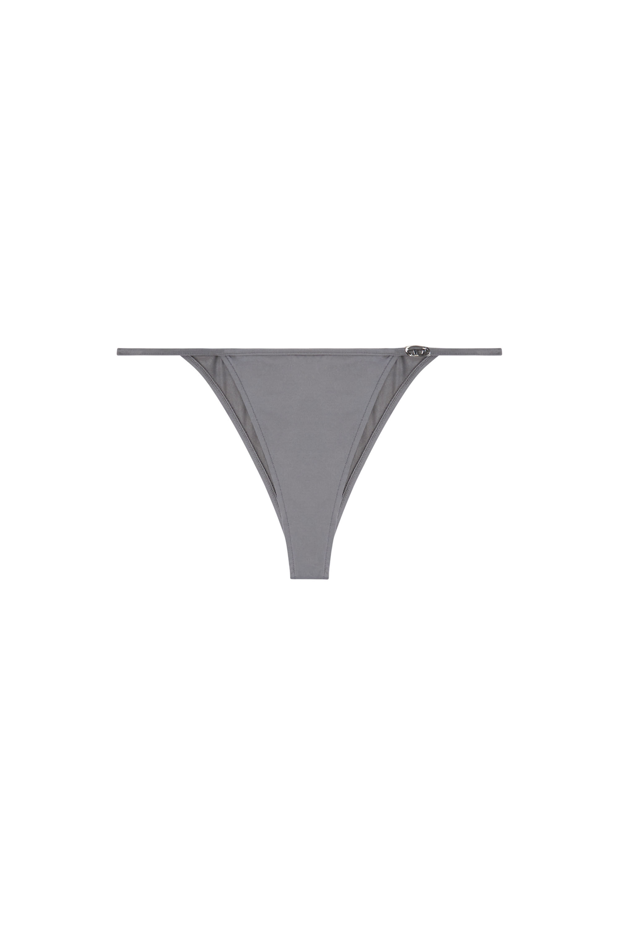 Diesel - EBBI-DNM, Slip sgambati con dettaglio Oval D Donna in Grigio - 2