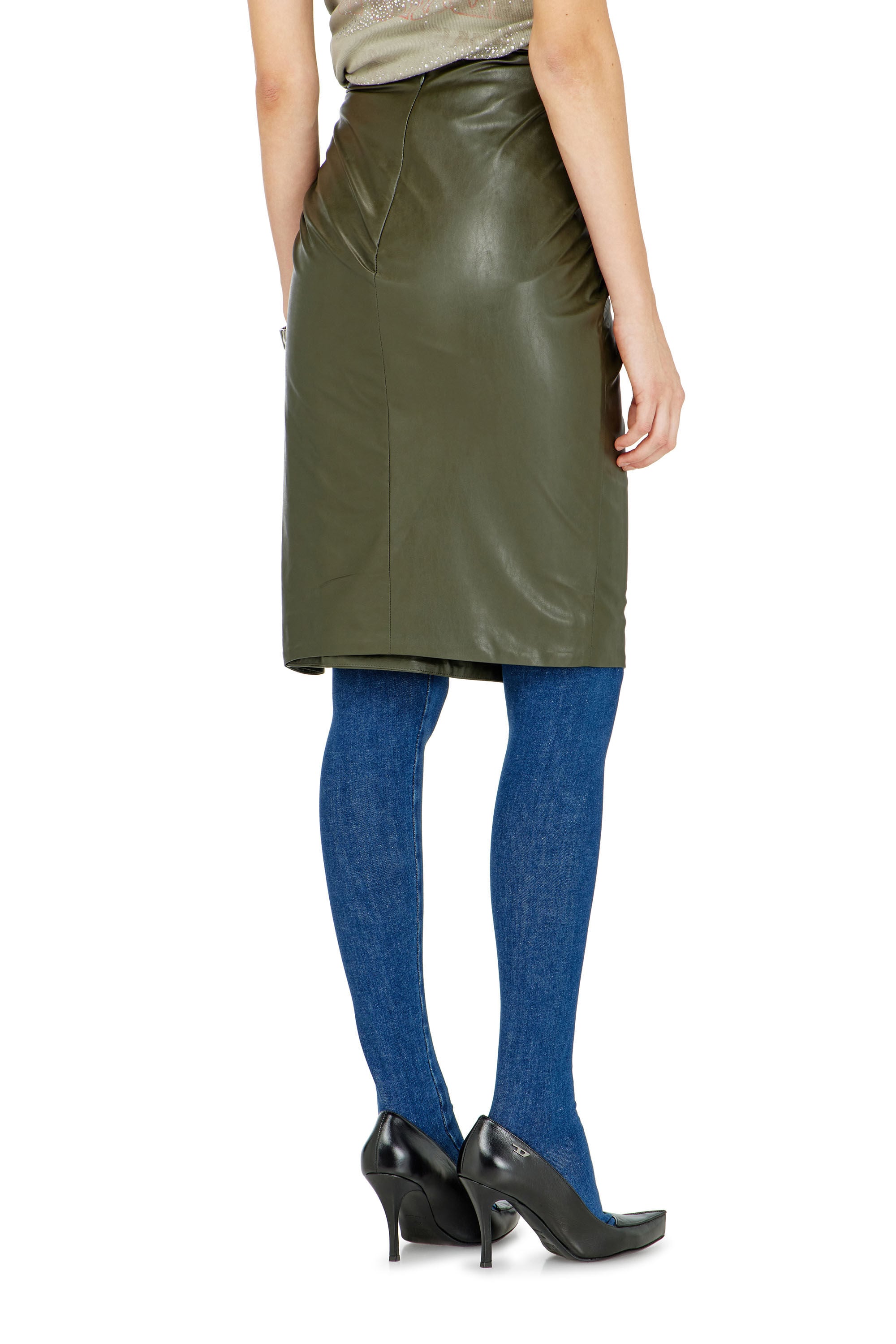Diesel - O-DASLI, Gonna a tubino drappeggiata con spacco Donna in ToBeDefined - 3