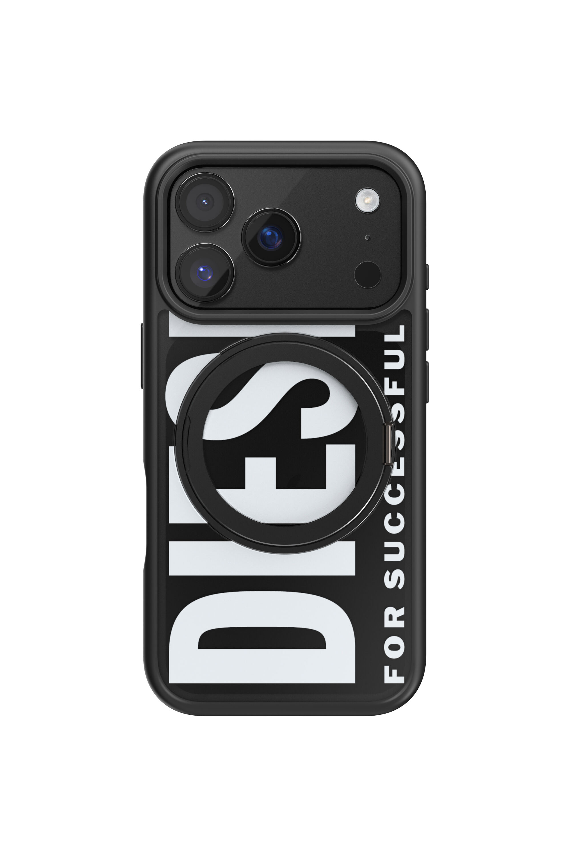 Diesel - 60405 RING STAND CASE, Custodia Ringstand-Magsafe per iPhone 17 Pro Unisex in Nero - 2