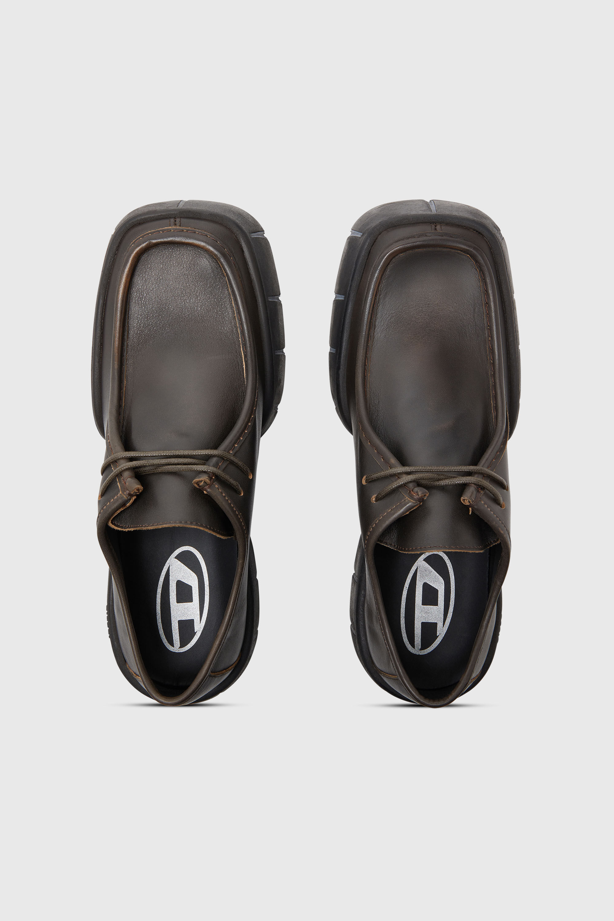 Diesel - D-TEX WB, D-Tex-Scarpa mocassino in pelle spazzolata Uomo in Marrone - 5