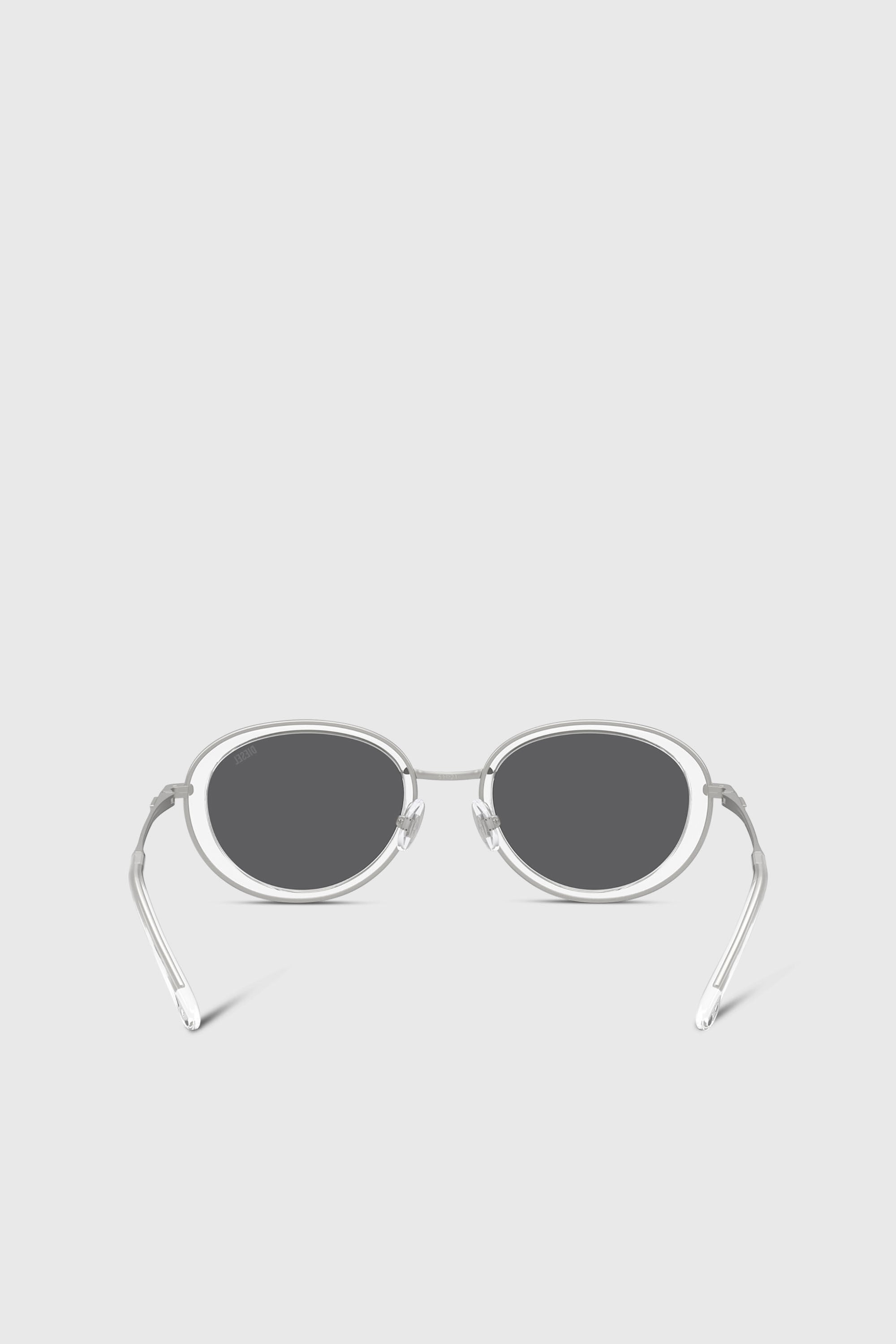 Diesel - 0DL1018, Unisex's Oval sunglasses in White - 3
