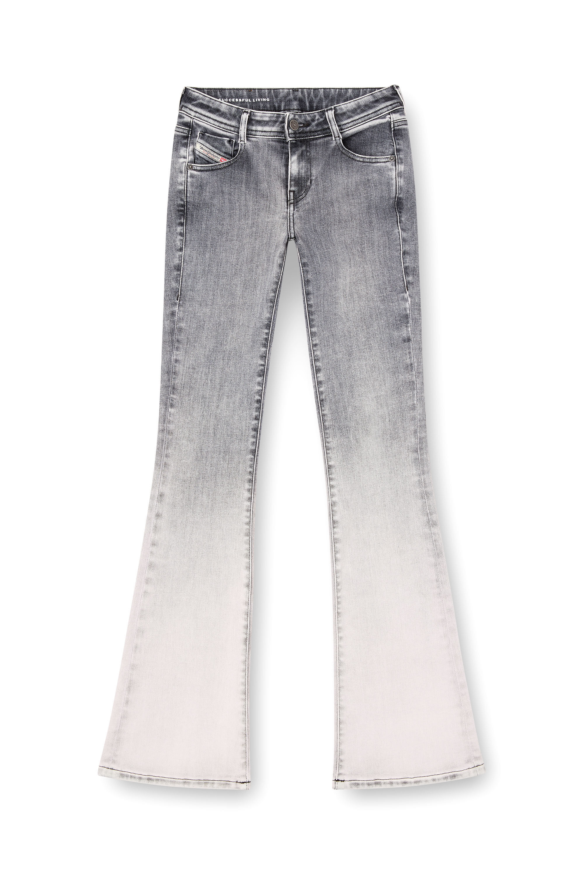 Diesel - Bootcut Jeans 1969 D-Ebbey 09K53 Donna, Grigio Chiaro - Image 2