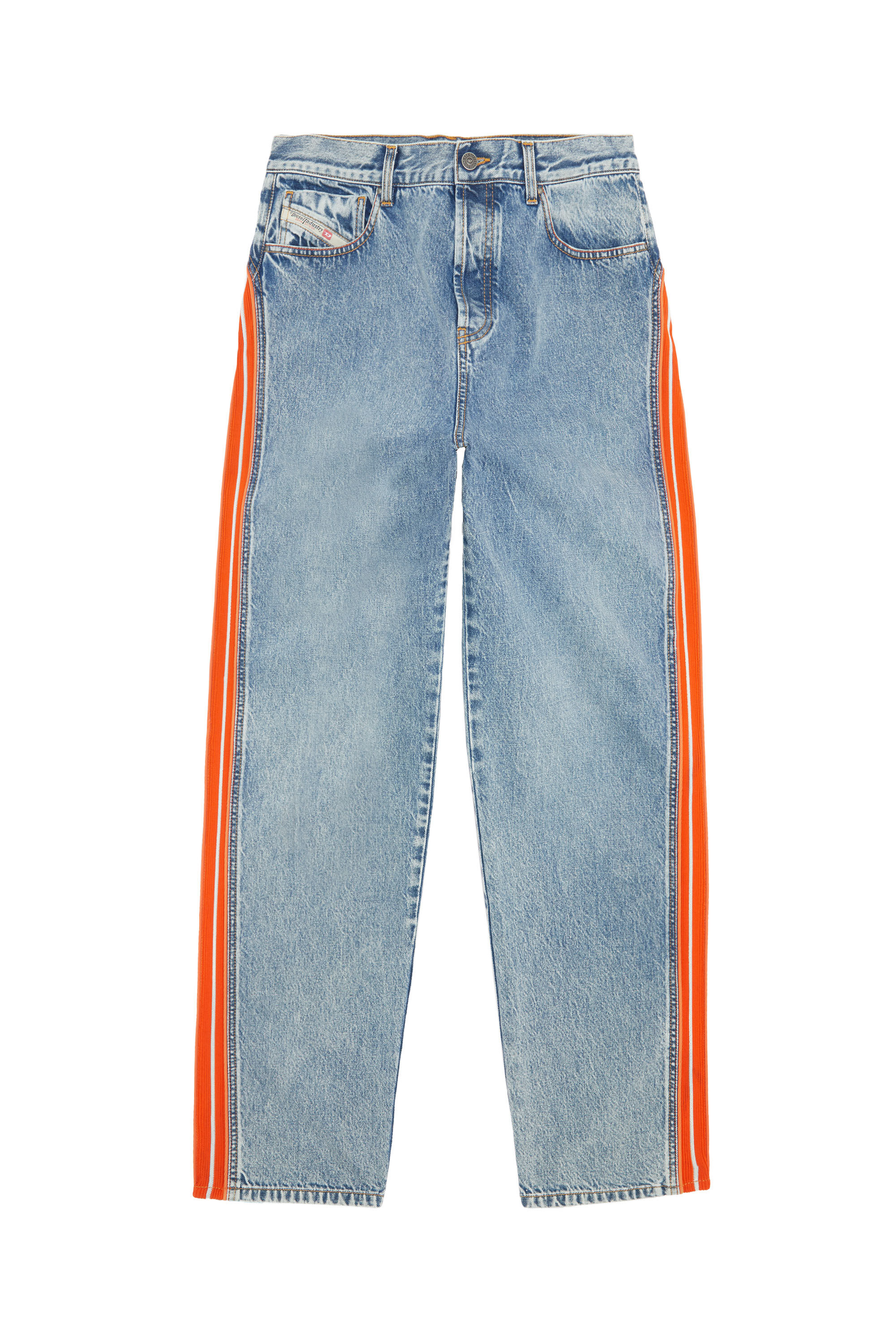 Diesel - Straight Jeans D-Vulkos 0EMAH Uomo, Blu Chiaro - Image 2