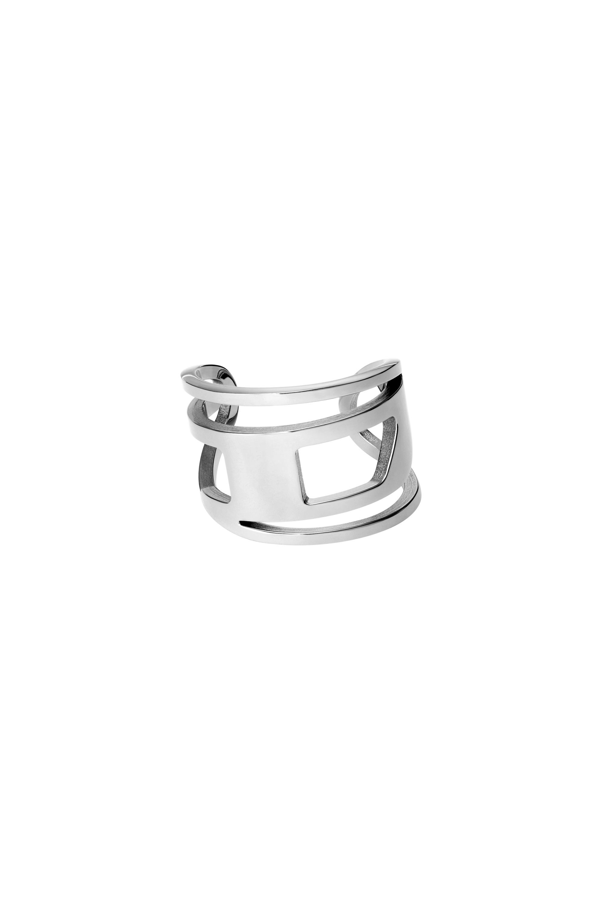 Diesel - DX1548040 JEWEL, Anello in acciaio inossidabile Unisex in Argento - 2
