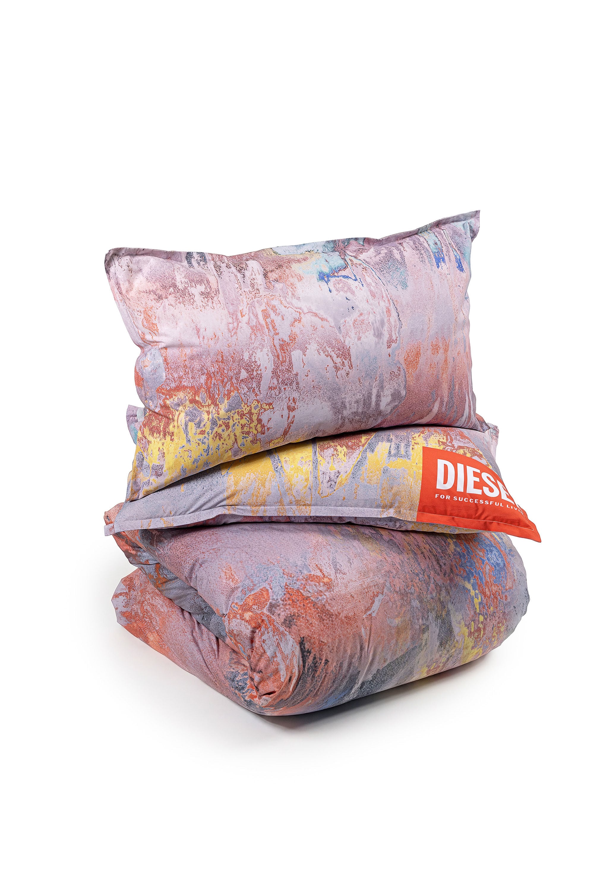 Diesel - 1018098  ACID FLOWERS PERCALE DUVET COVE, Parure copripiumino in percalle per letto queen size Unisex in Multicolor - 2