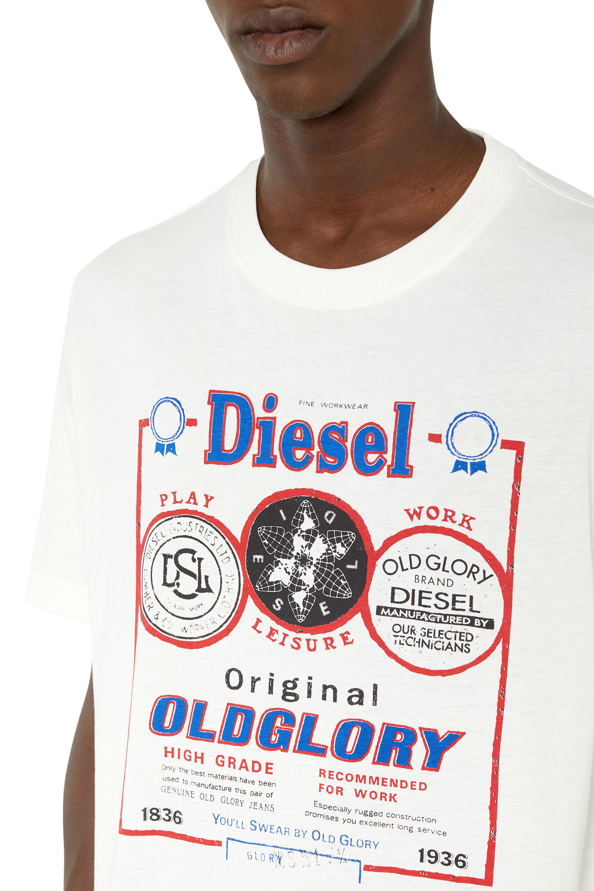 Diesel - T-JUST-E36, Bianco - Image 6