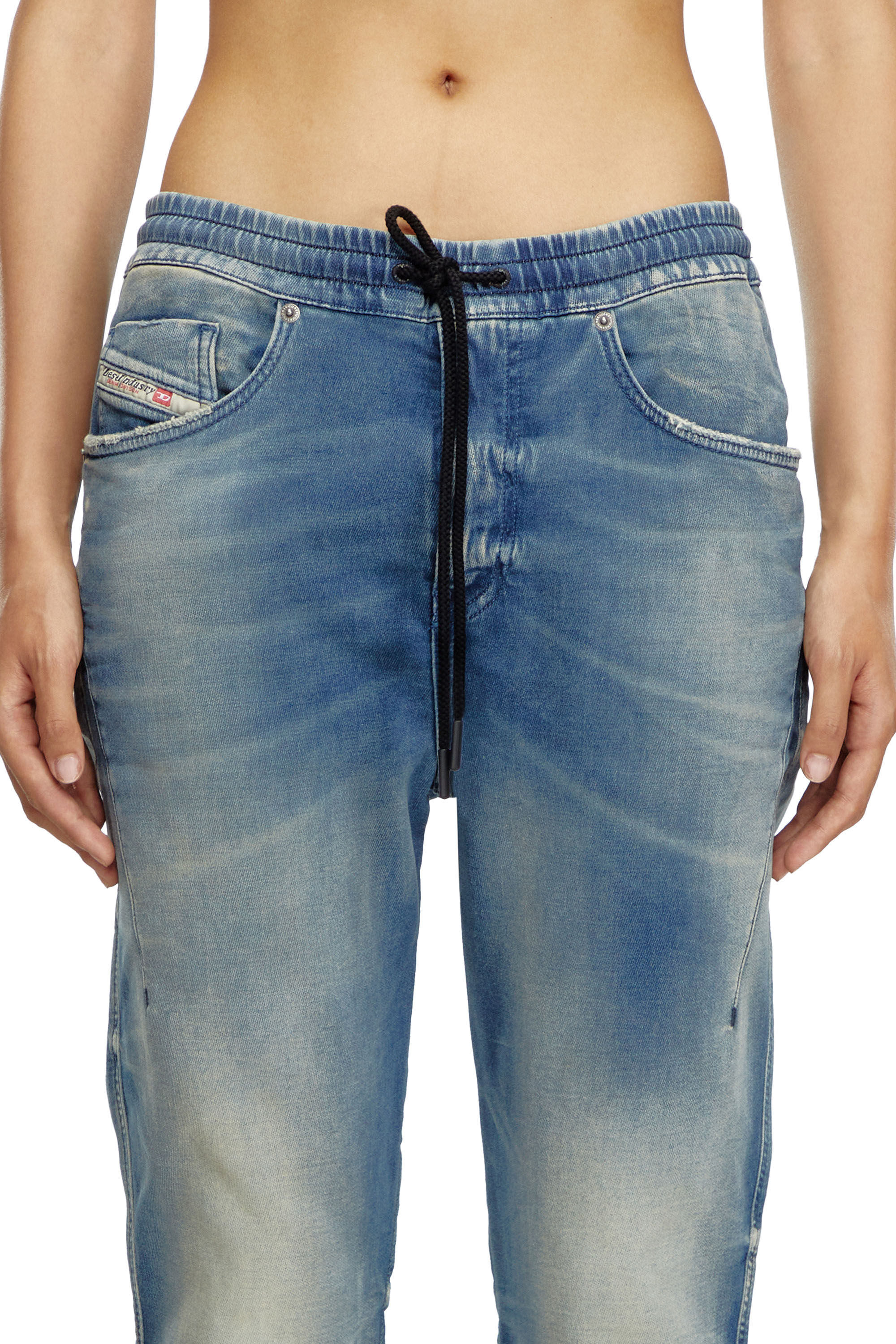 Diesel - Regular 2041 D-Fayza Joggjeans® 068MG Donna, Blu medio - Image 5
