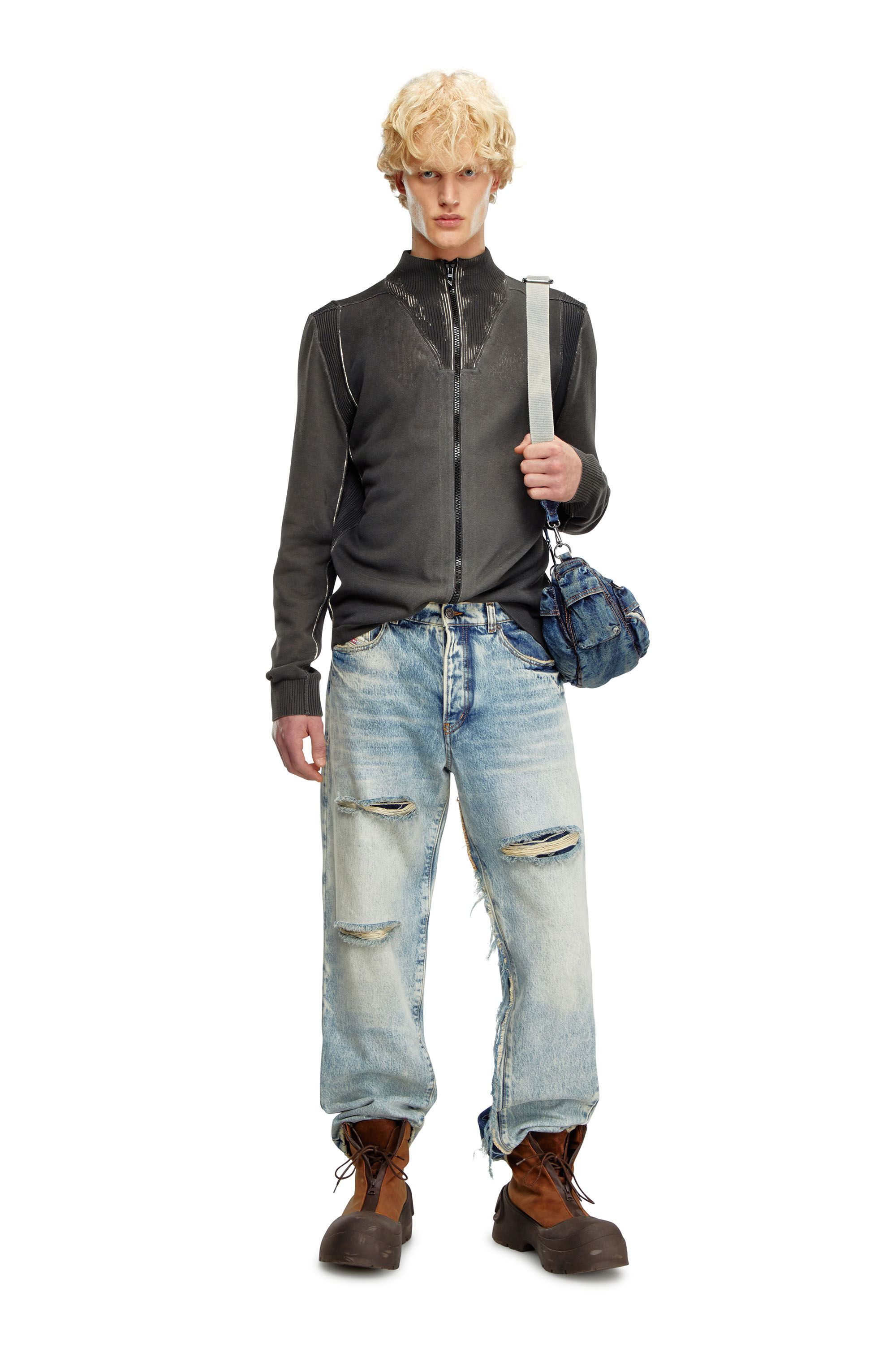Jeans zip dietro online