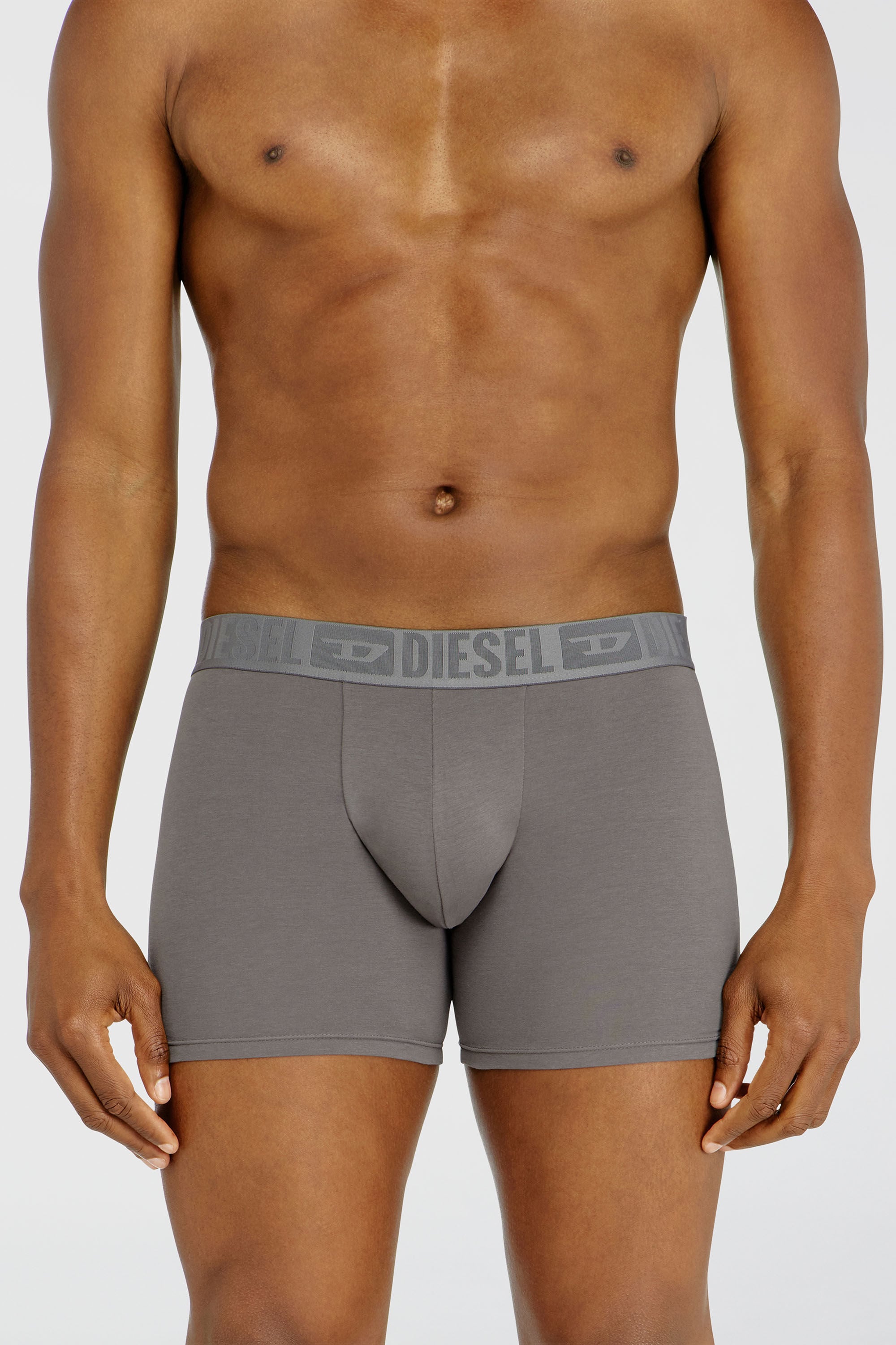 Diesel - SEBASTIAN-D-CORE-3PACK, Set da tre boxer lungo in cotone stretch Uomo in Multicolor - 3