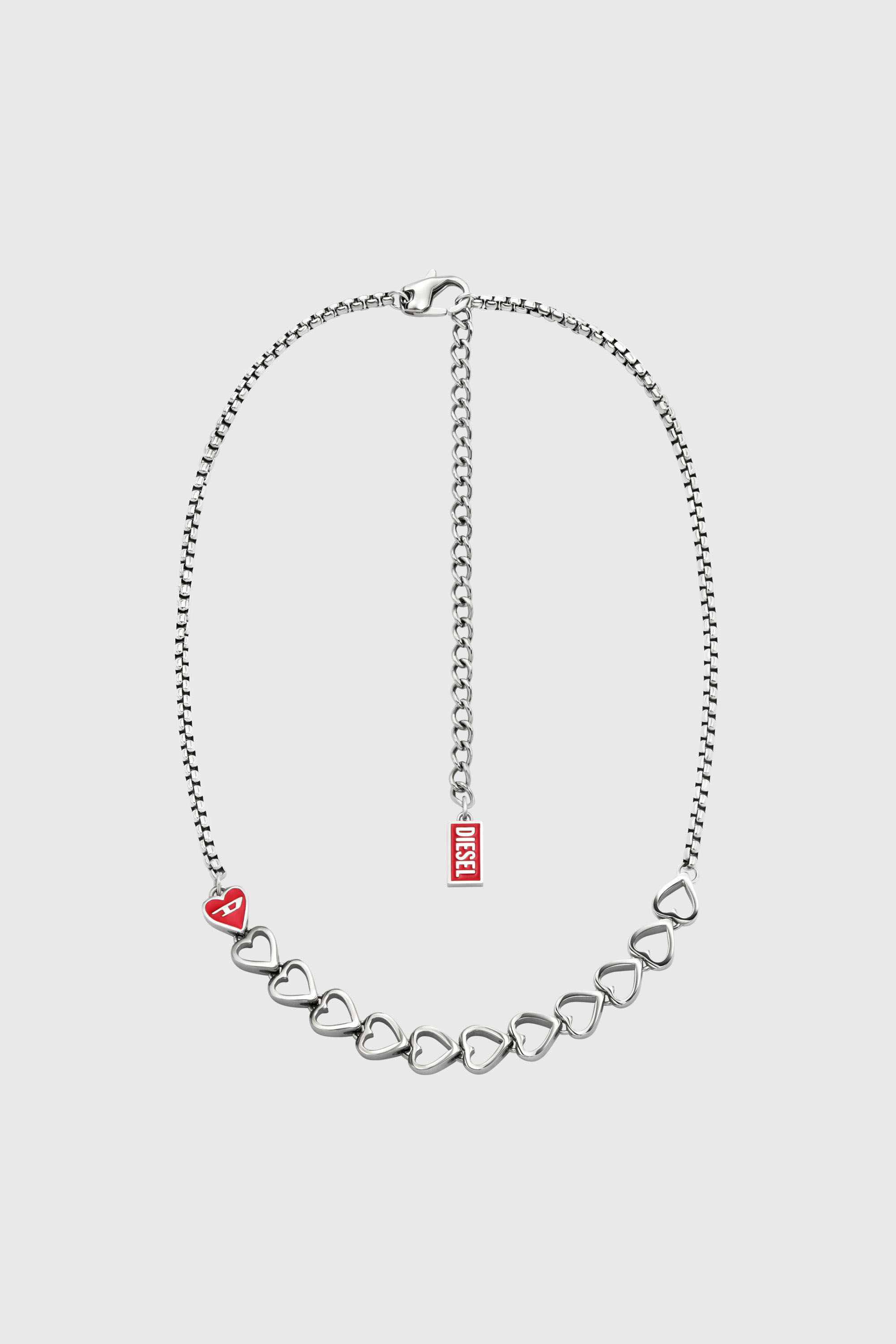 Diesel - DX166640 JEWELLERY, Unisex's Stainless Steel Chain Necklace in Silver - 1