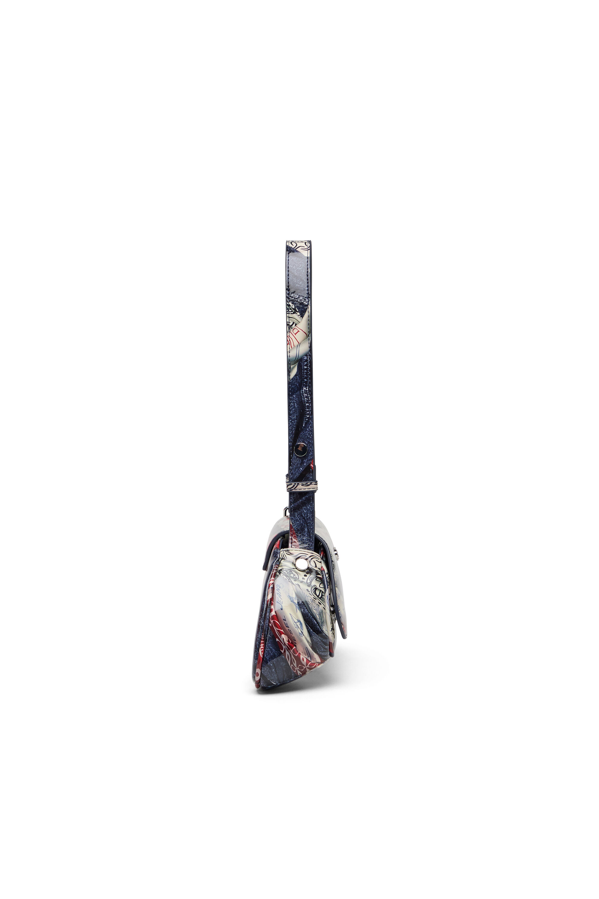 Diesel - PLAY CROSSBODY, Play-Borsa in PU stampato lucido Donna in Multicolor - 4