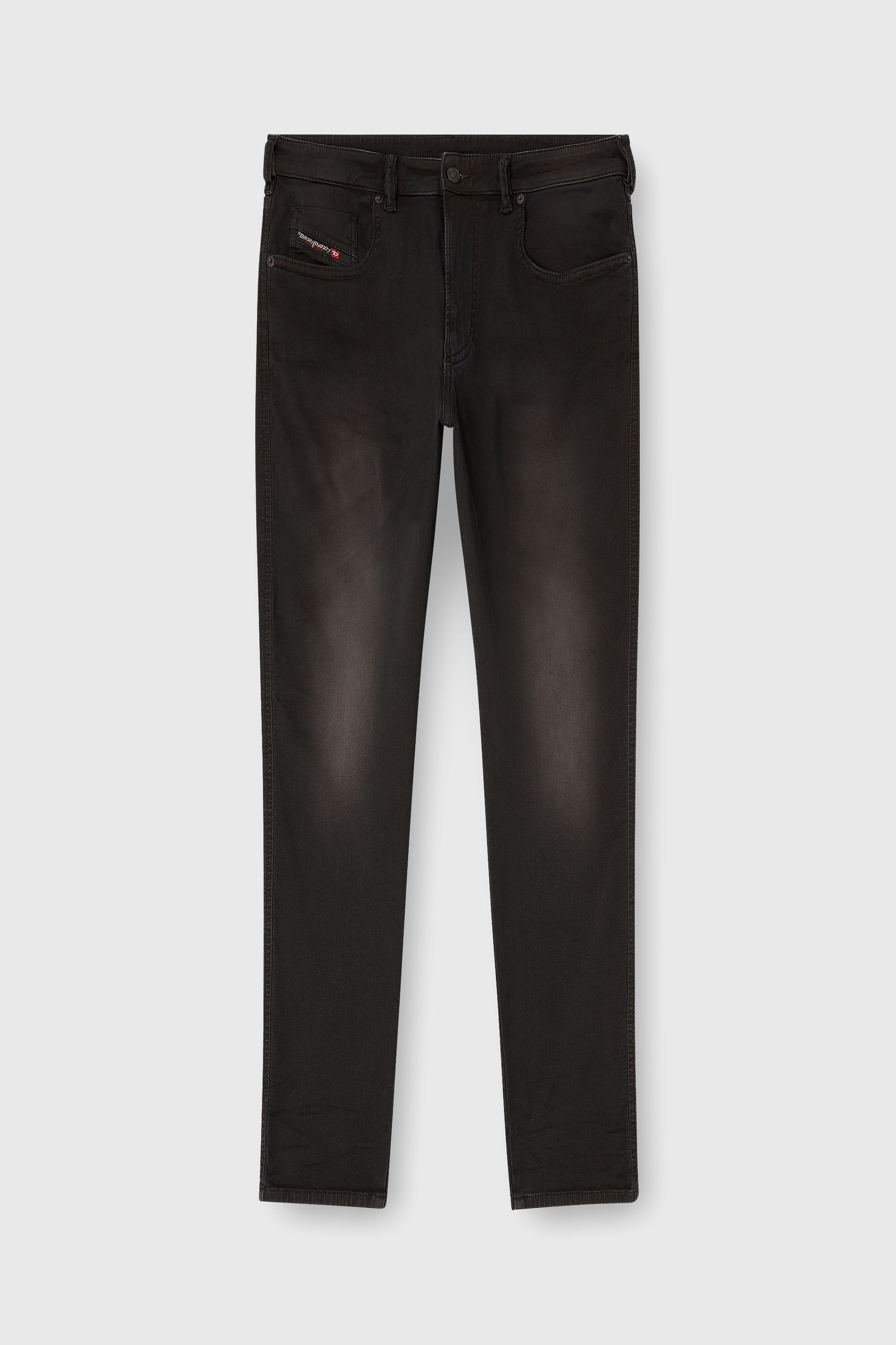 Diesel - Slim 2062 D-Strukt Joggjeans&reg; 0670M Uomo, Nero/Grigio scuro - Image 4