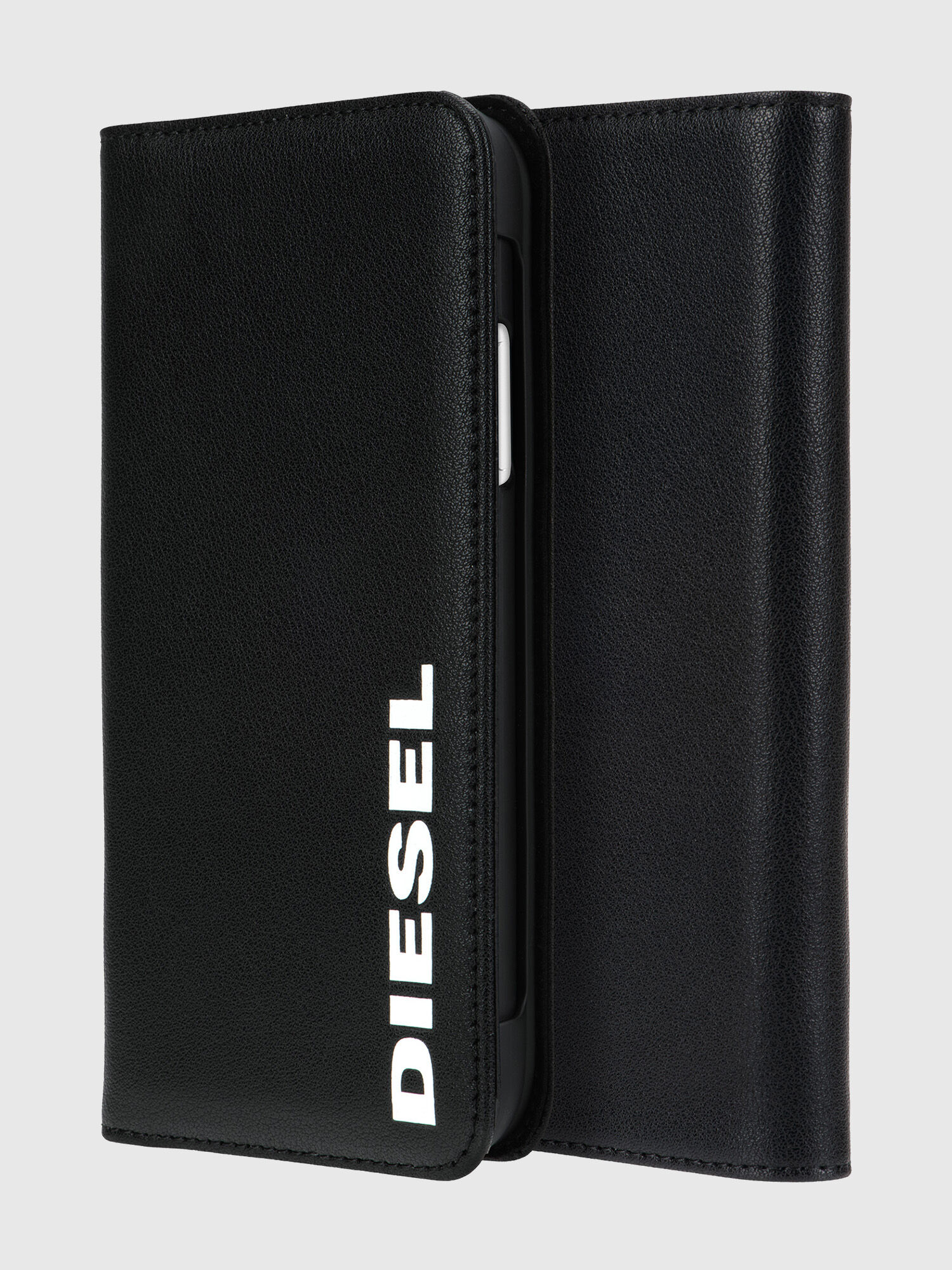 Diesel - DIPH-038-BKLVL, Custodia con cover 2 in 1 per iPhone 11 Unisex in Nero - 1