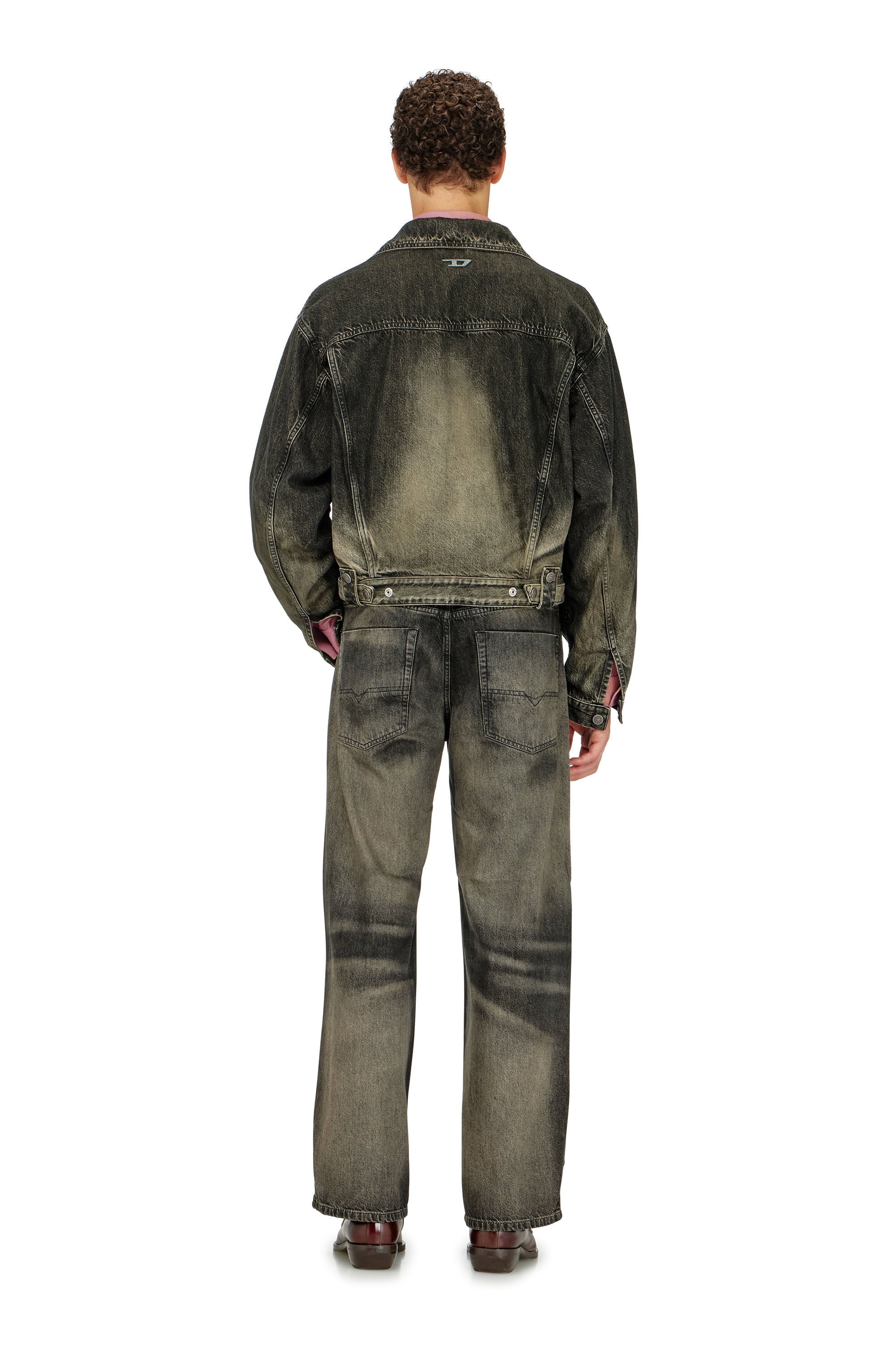 Diesel - Relaxed Jeans 1982 D-Hakou 09R33 Unisex, Nero/Grigio scuro - Image 3