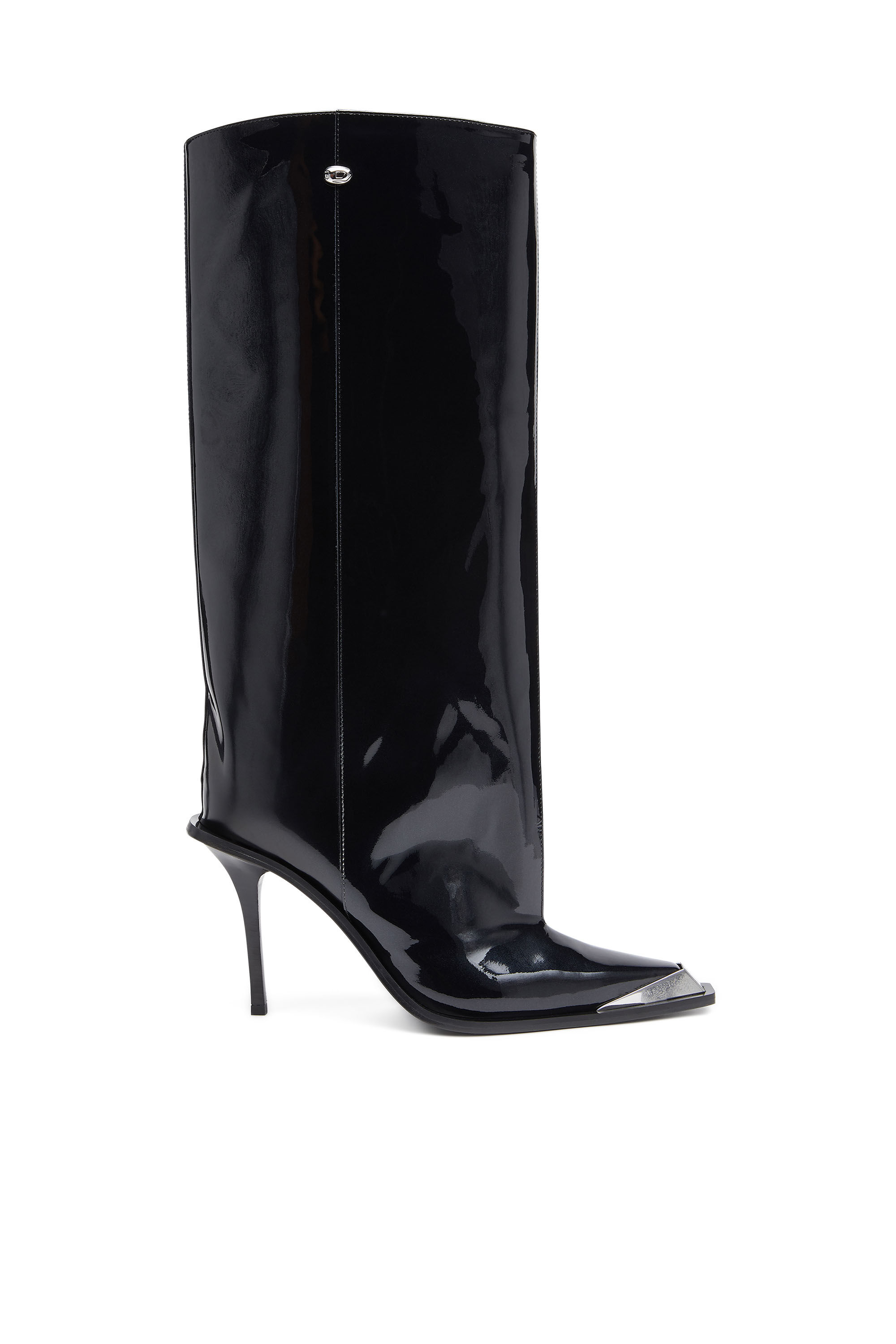 D Tona Stivali al ginocchio in vernice Donna Nero Diesel